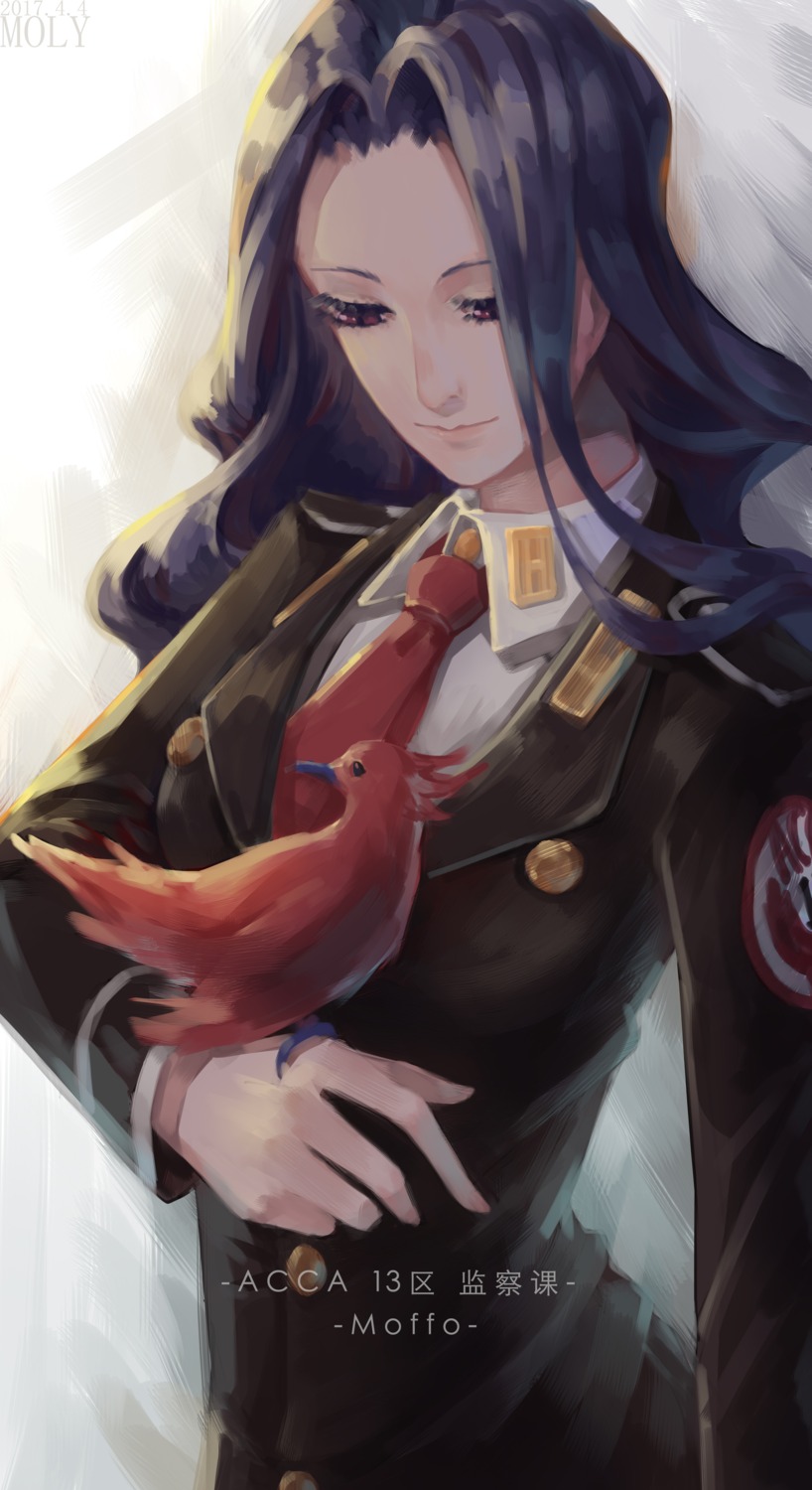 acca_13-ku_kansatsu-ka, mauve_(character), molu, uniform