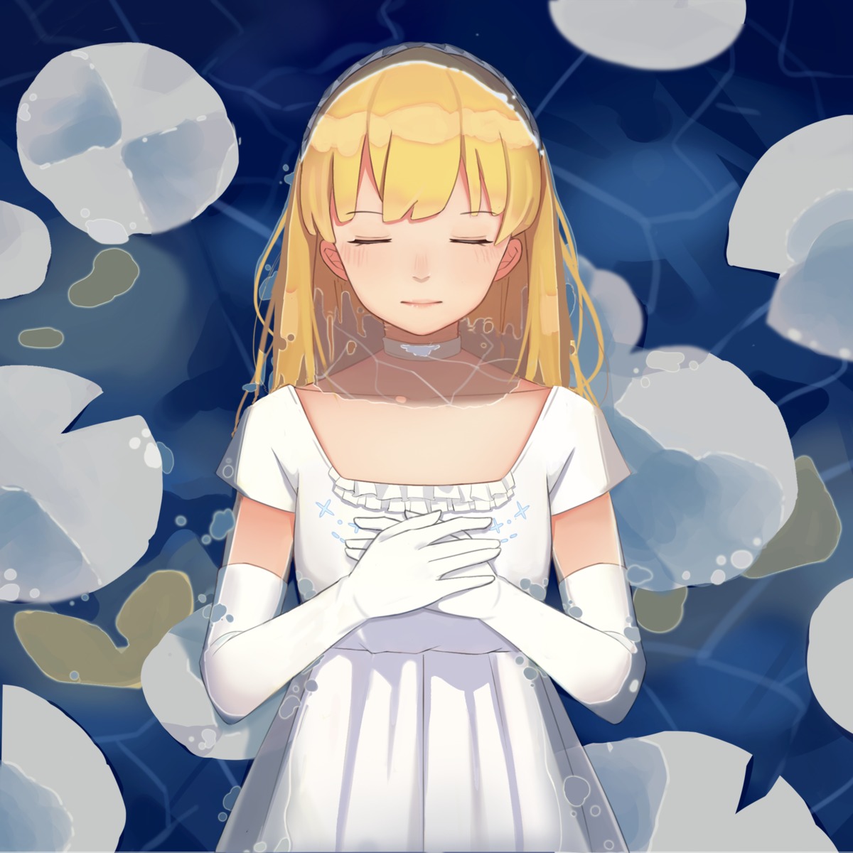 556, acca_13-ku_kansatsu-ka, breast_hold, dress, lotta_otus, wedding_dress