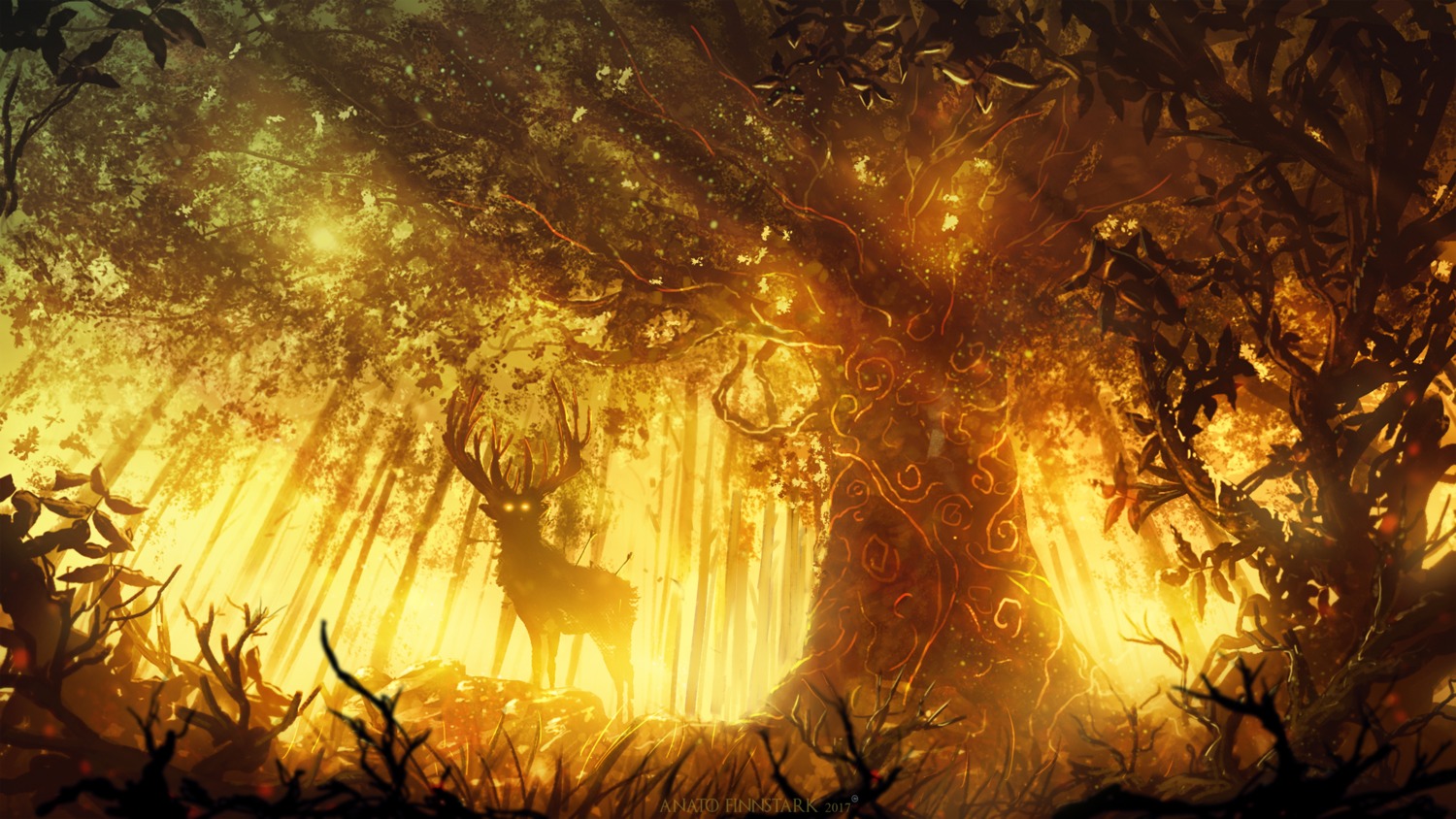anatofinnstark, horns, landscape
