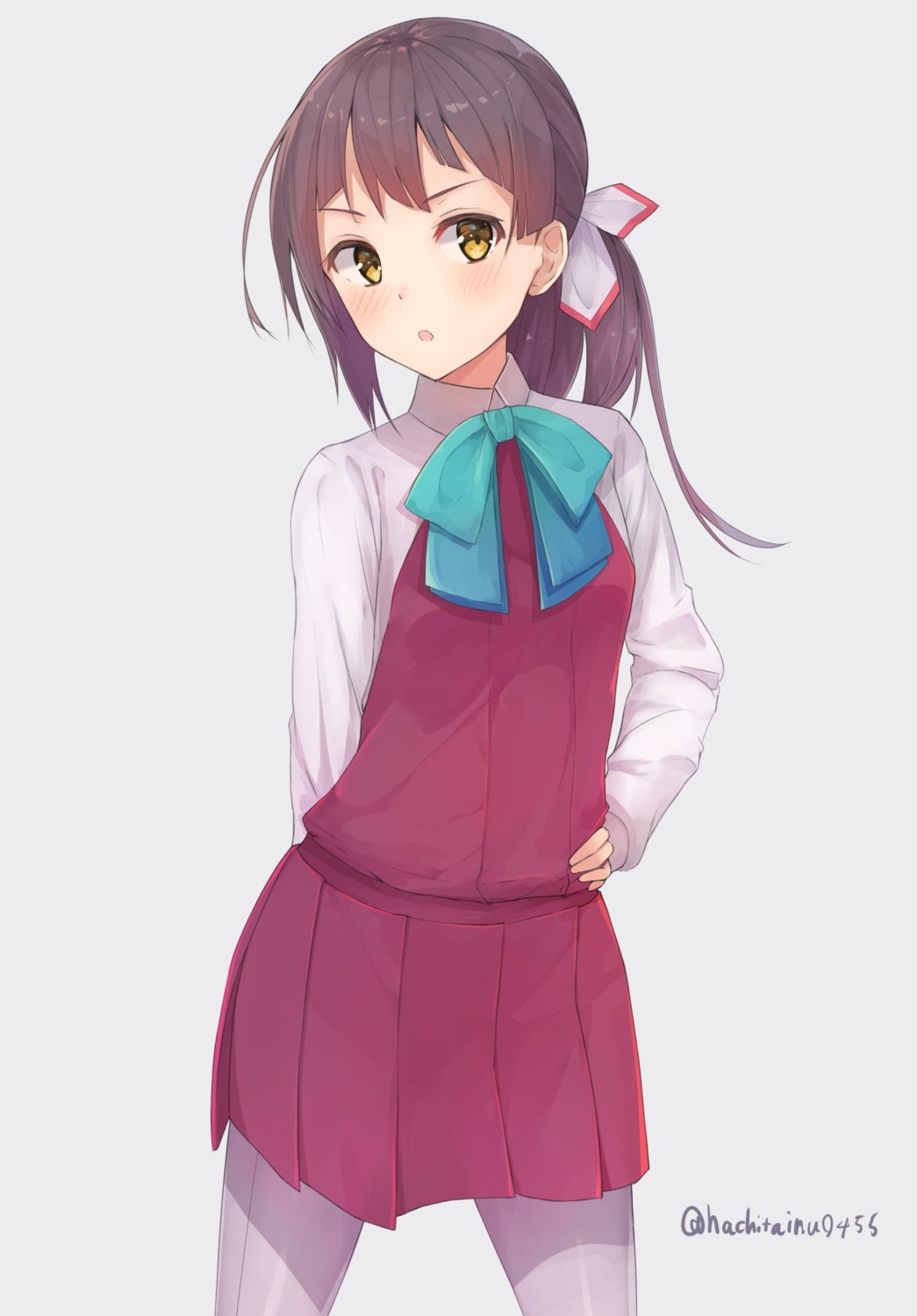 fujinami_(kancolle), hachitainu, kantai_collection, pantyhose, seifuku