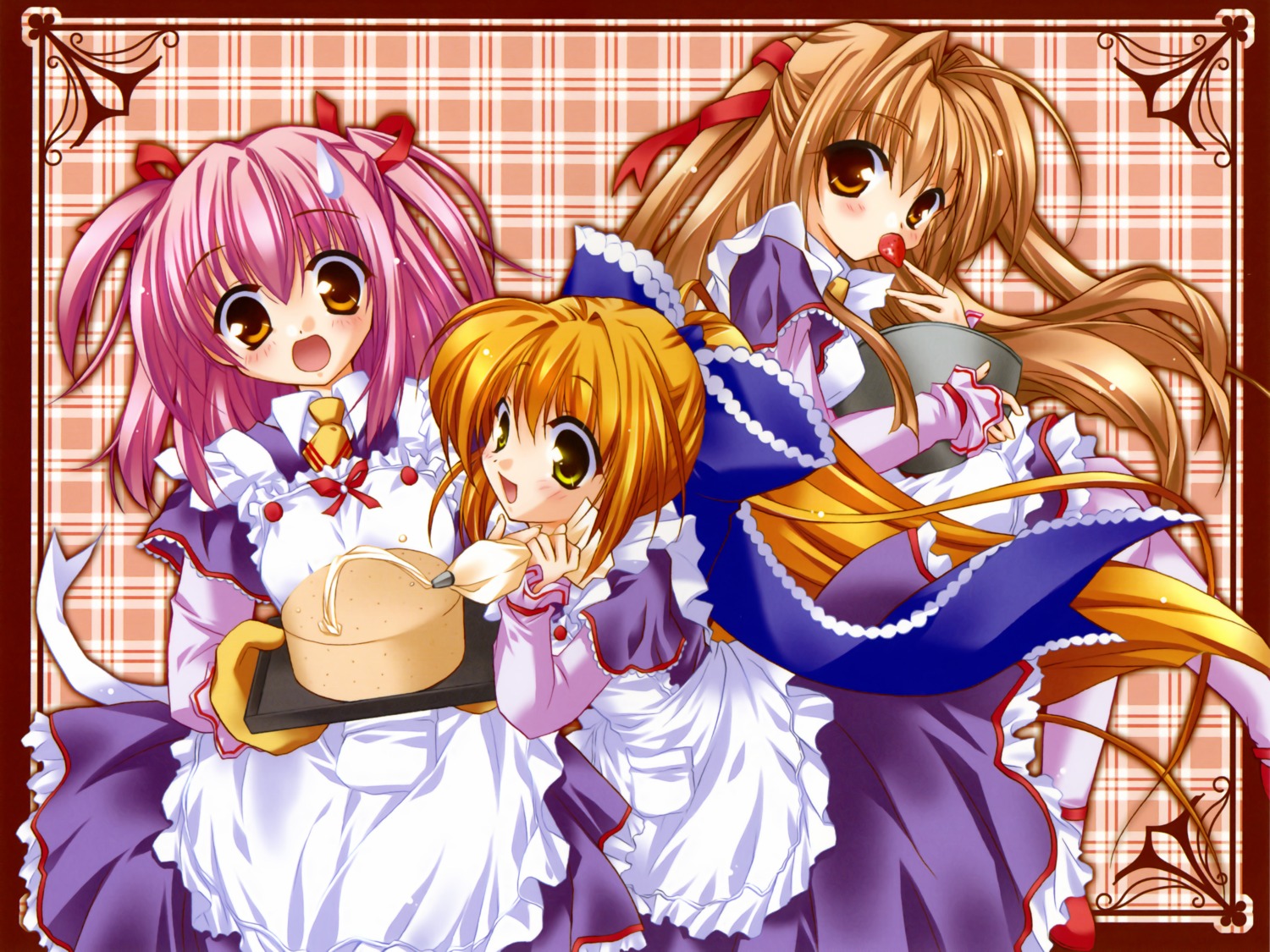 lefeuille, maid, millet, minase_lin, sorairo_no_organ, wallpaper