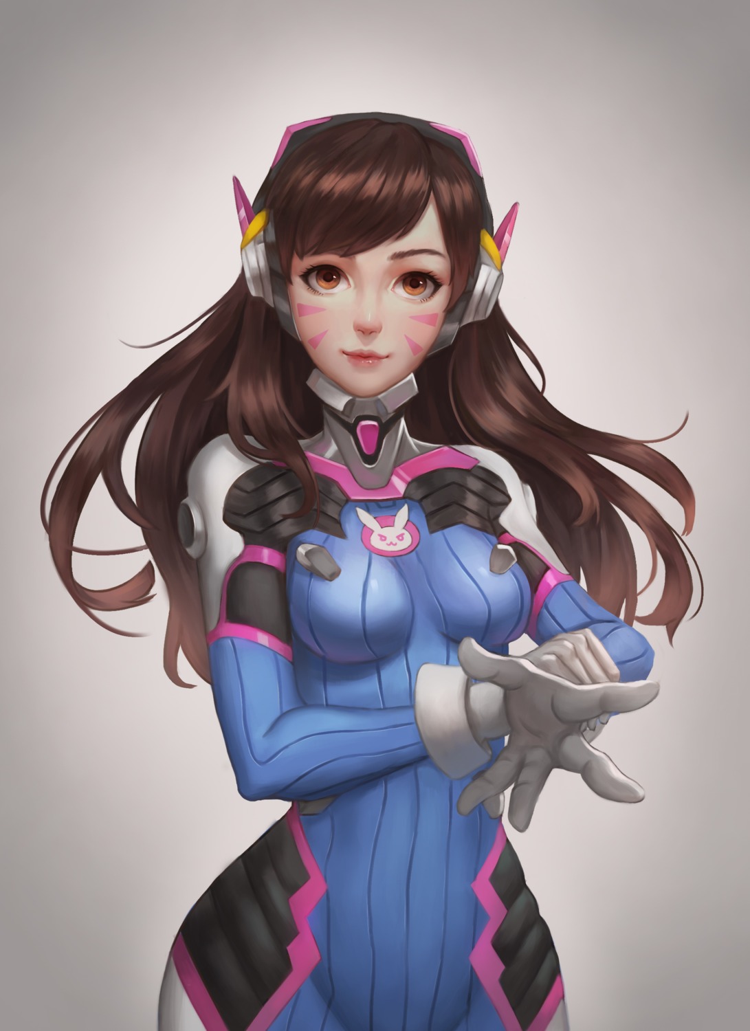 bodysuit, d.va, headphones, overwatch, qian_yi
