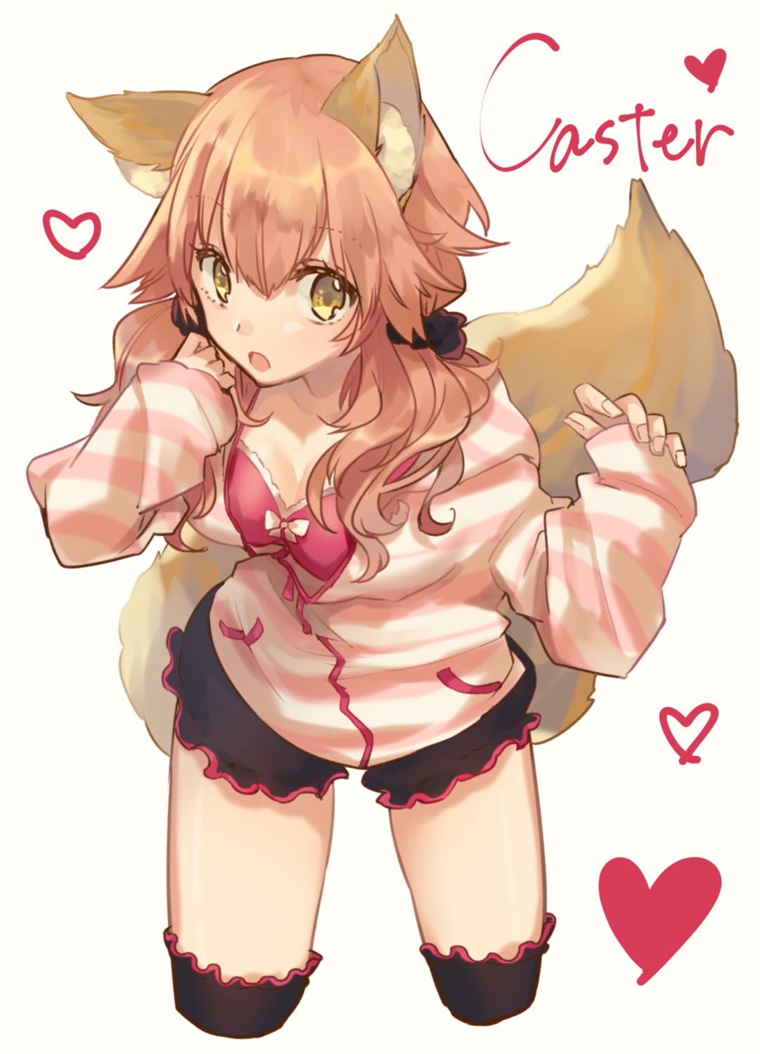animal_ears, bikini_top, cleavage, fate/extra, fate/extra_ccc, fate/grand_order, fate/stay_night, hino_hinako