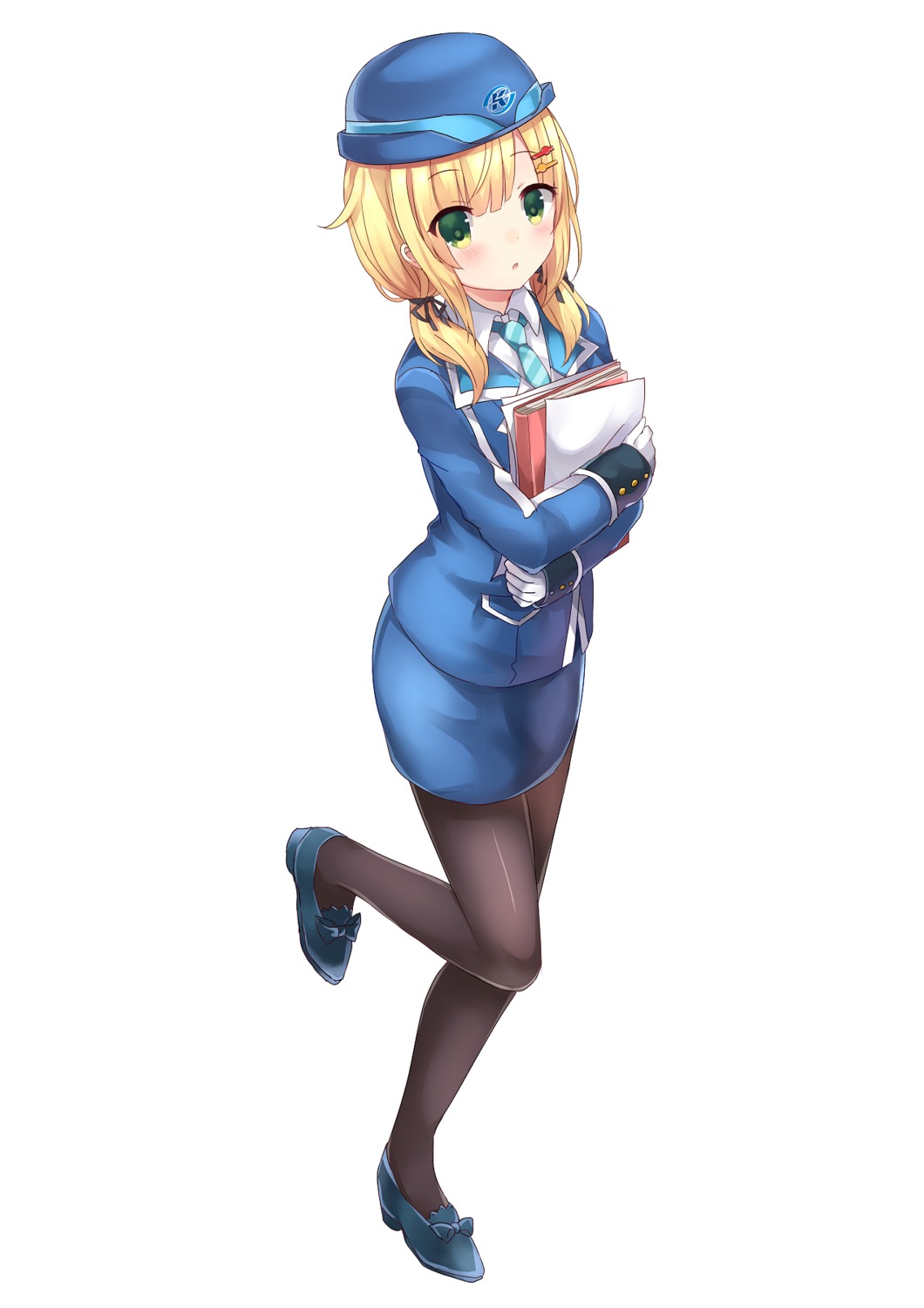 emilia_(k.r.t.girls), heels, k.r.t.girls, pantyhose, tagme, uniform