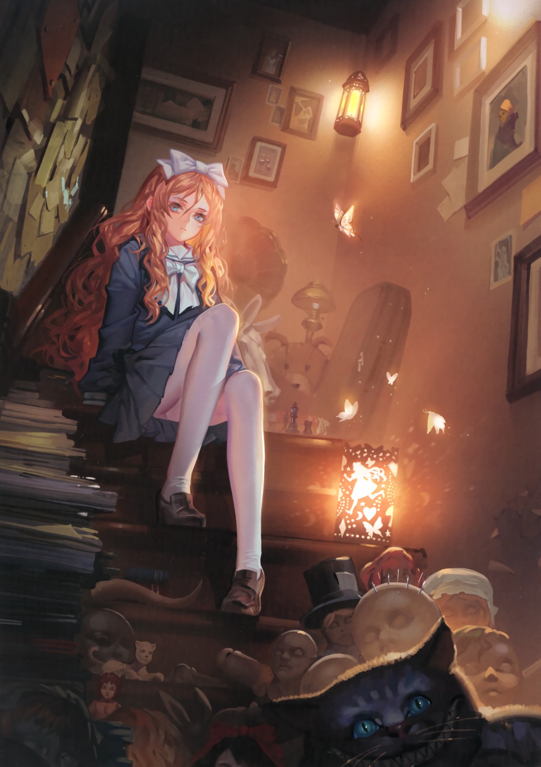 alphonse, pantyhose, seifuku, white_datura