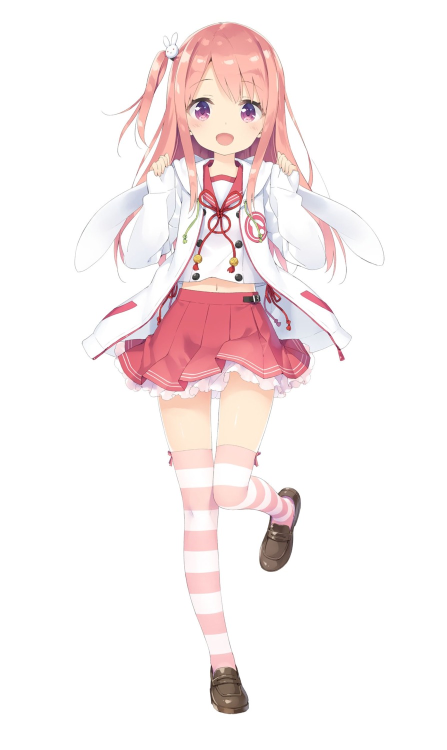 kani_biimu, konpira_momo, onsen_musume, seifuku, thighhighs