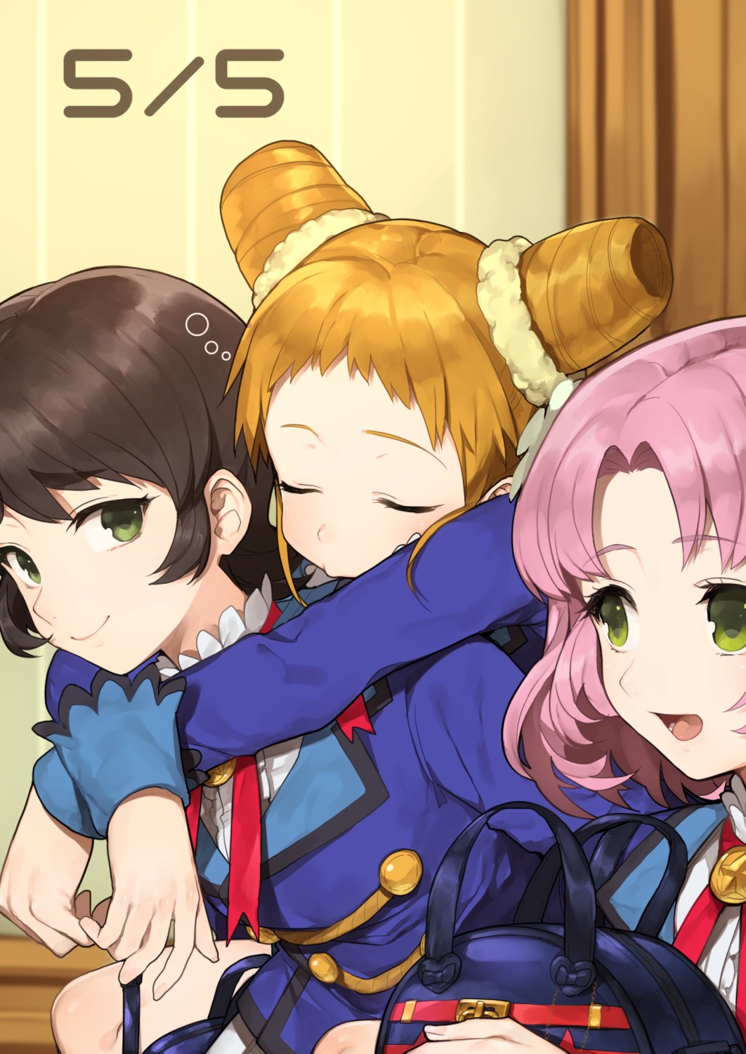 aikatsu!, arisugawa_otome, hitoto, kamiya_shion, kitaouji_sakura, seifuku