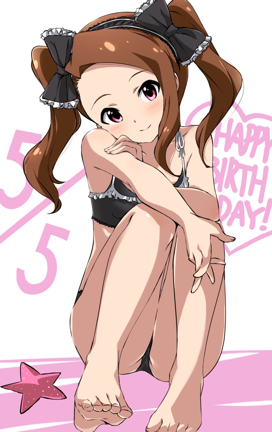 bra, feet, minase_iori, pantsu, the_idolm@ster, yumekaranigeruna