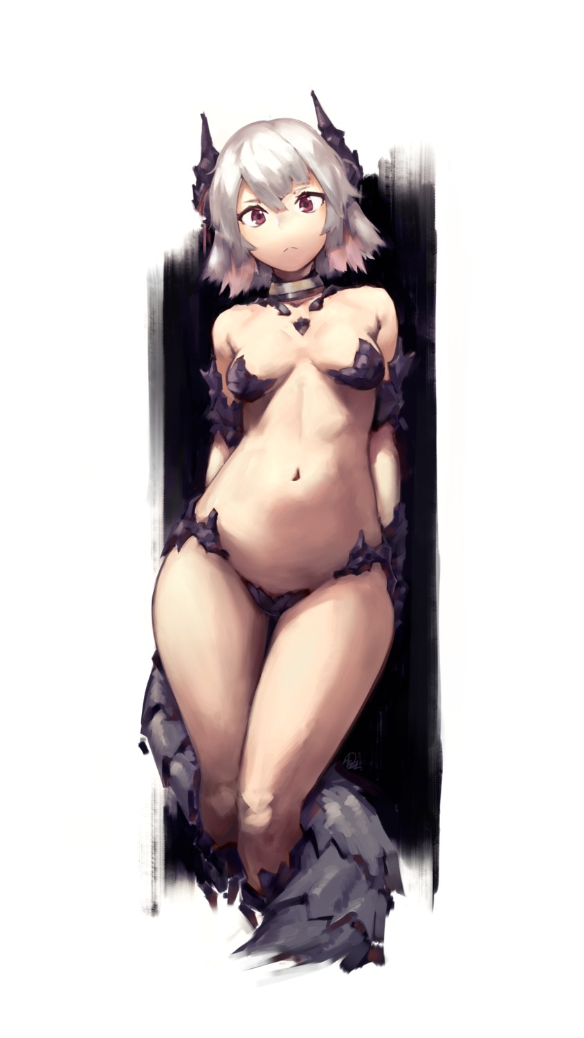 bikini_armor, deel_(rkeg), horns, tail