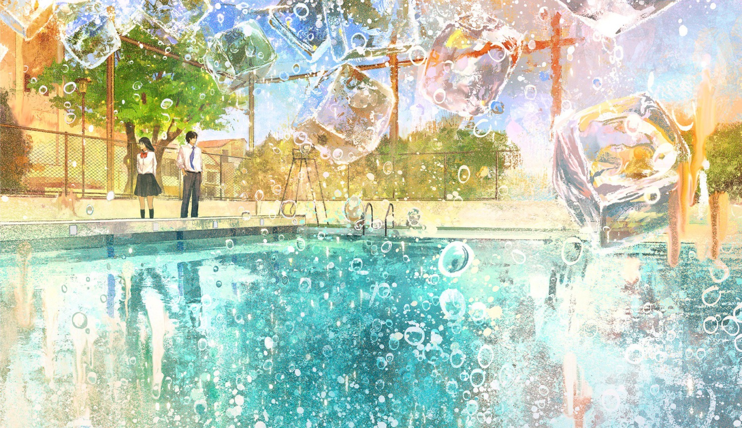 gemi, landscape, seifuku