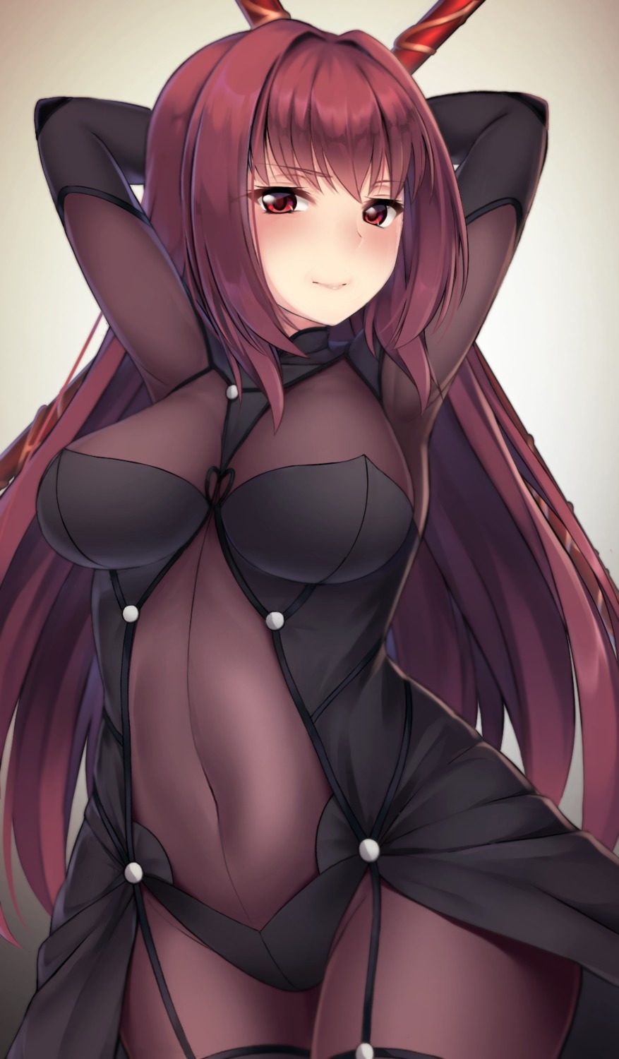 bodysuit, fate/grand_order, hinacalibur, scathach_(fate), weapon