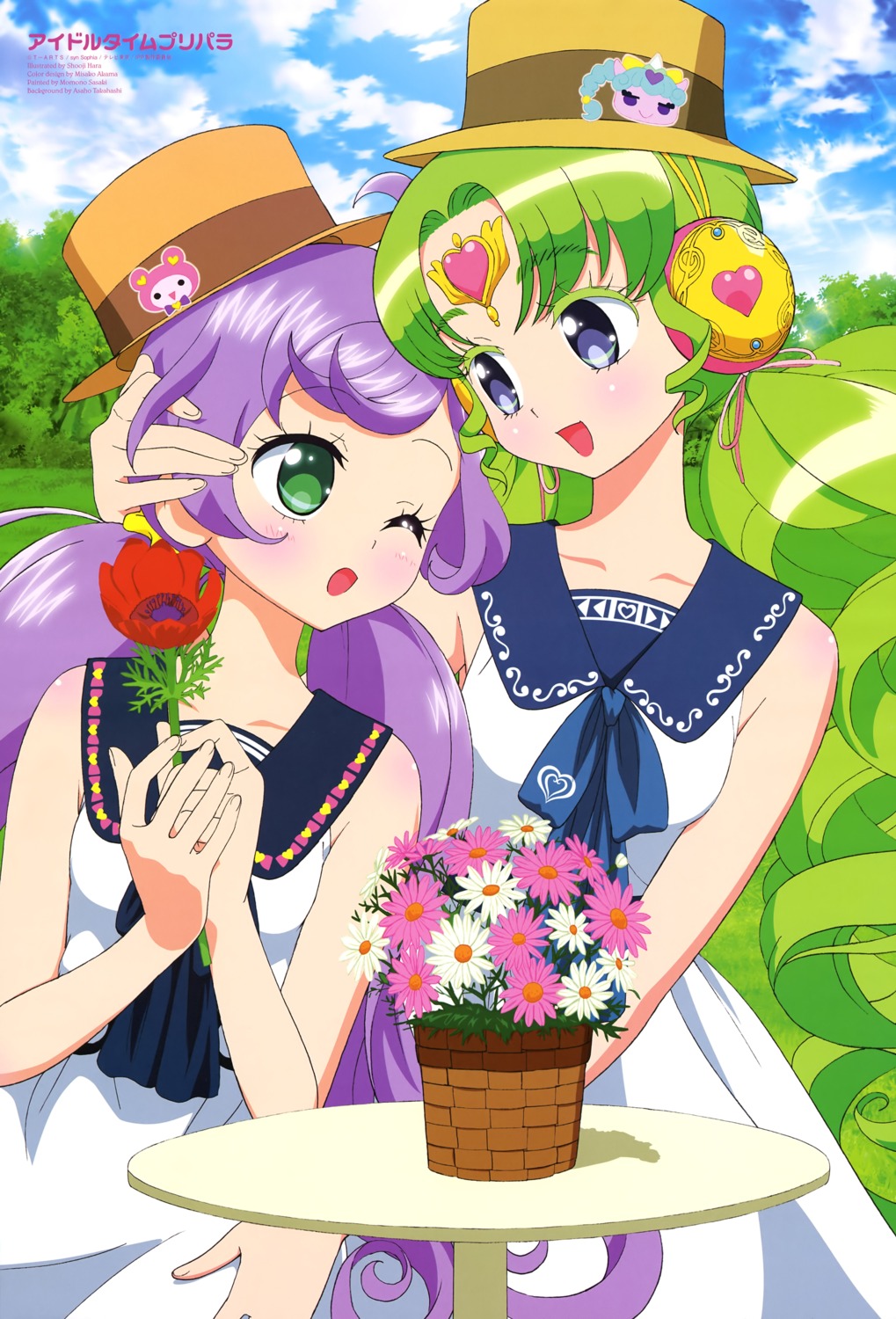 dress, falulu_vocaldoll, hara_shouji, headphones, manaka_lala, pretty_series, pripara