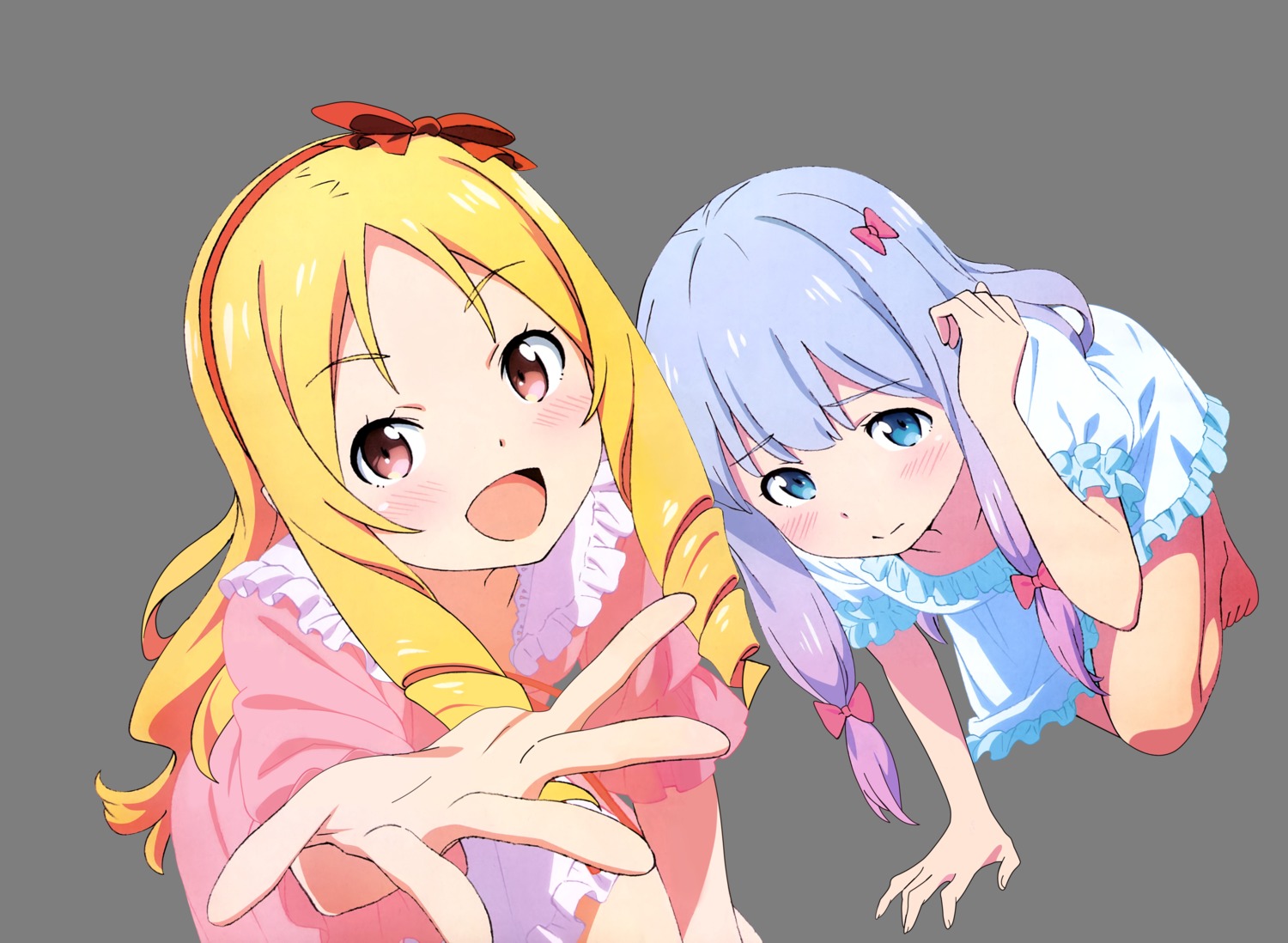 eromanga-sensei, izumi_sagiri, pajama, takata_akira, transparent_png, yamada_elf