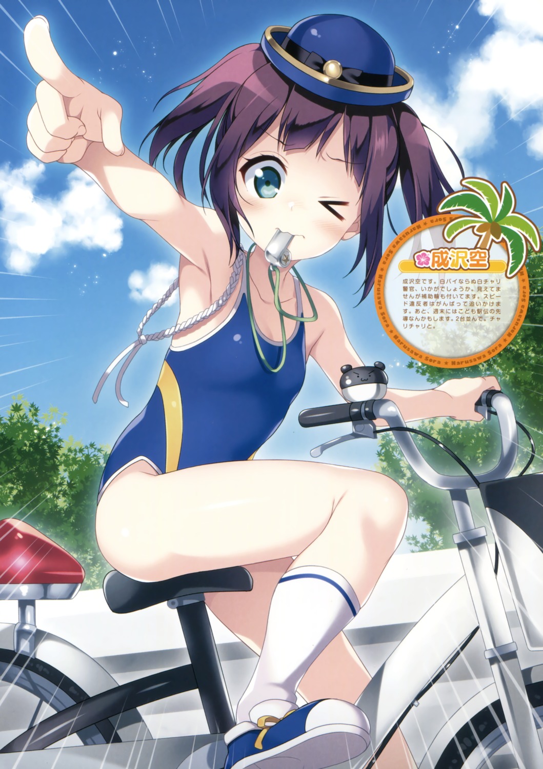 narusawa_sora, swimsuits