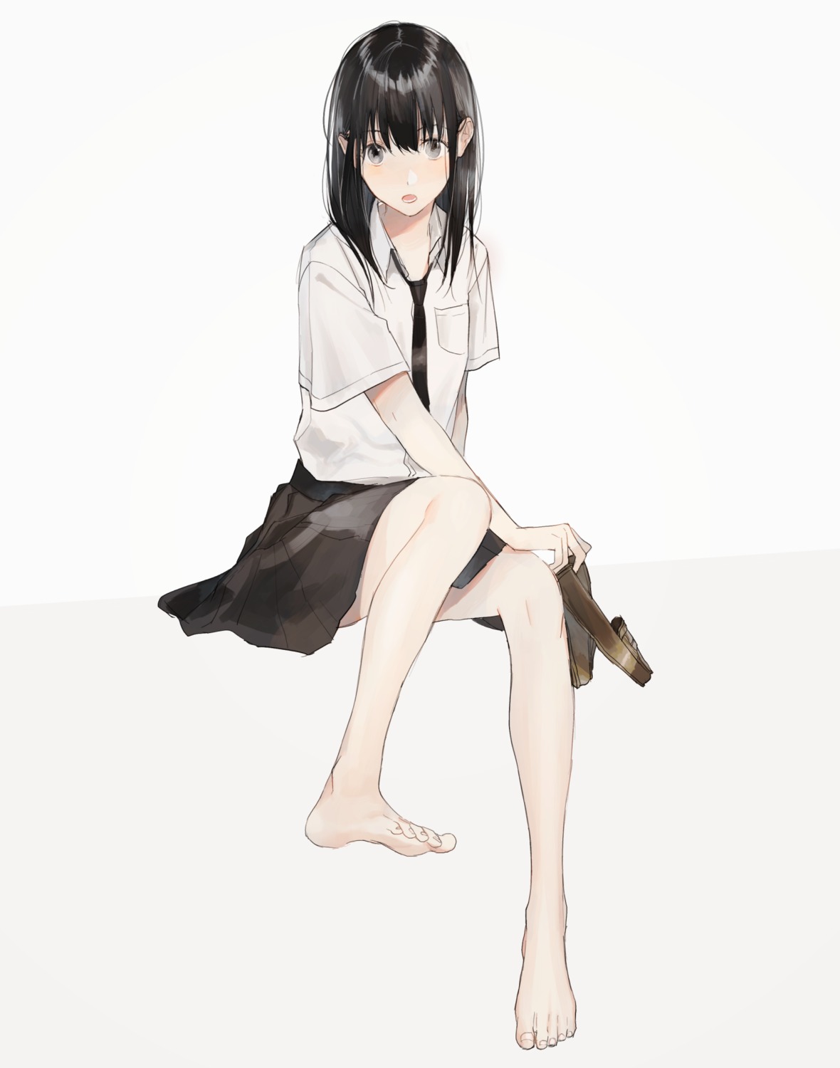 feet, seifuku, vient