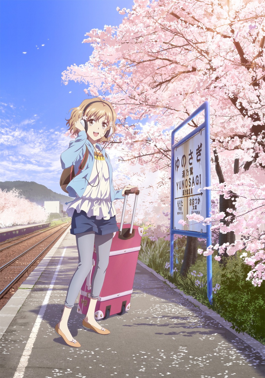 hanasaku_iroha, headphones, matsumae_ohana