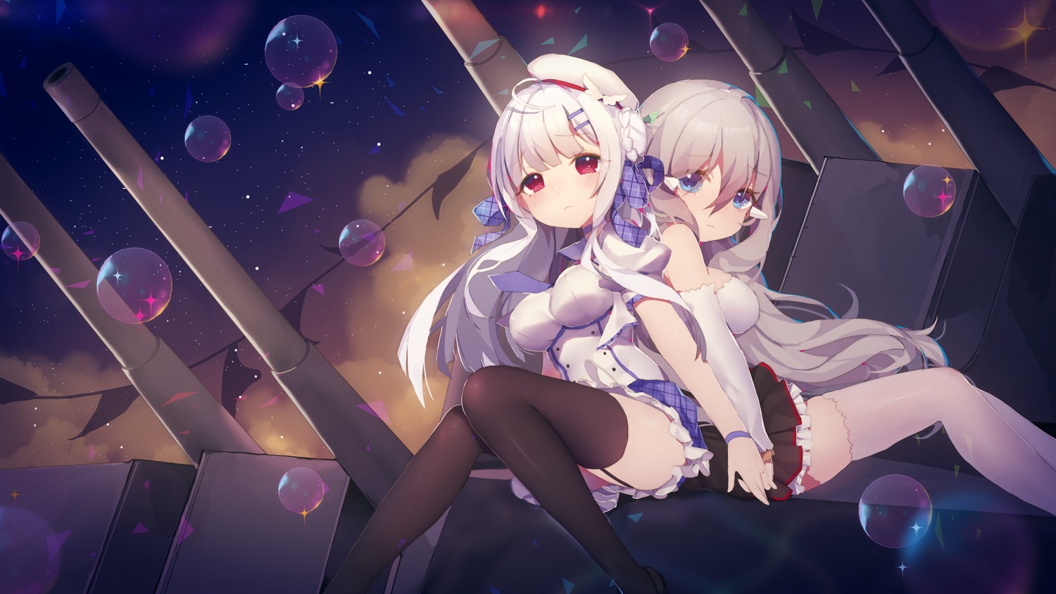 acidear, azur_lane, cygnet_(azur_lane), fortune_(azur_lane), thighhighs
