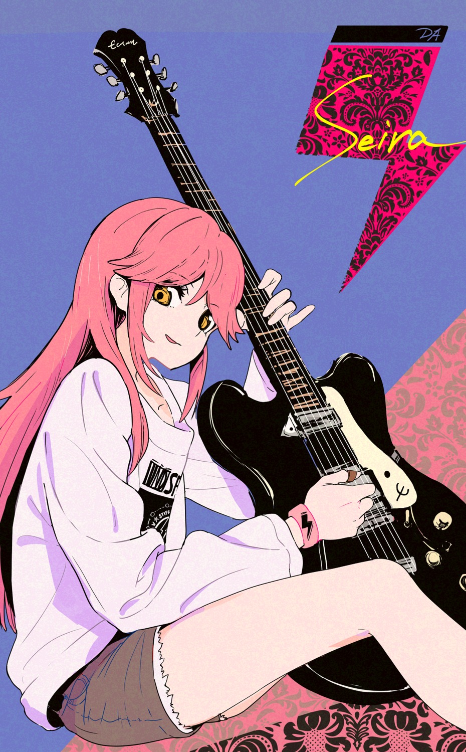 aikatsu!, cogecha, guitar, otoshiro_seira