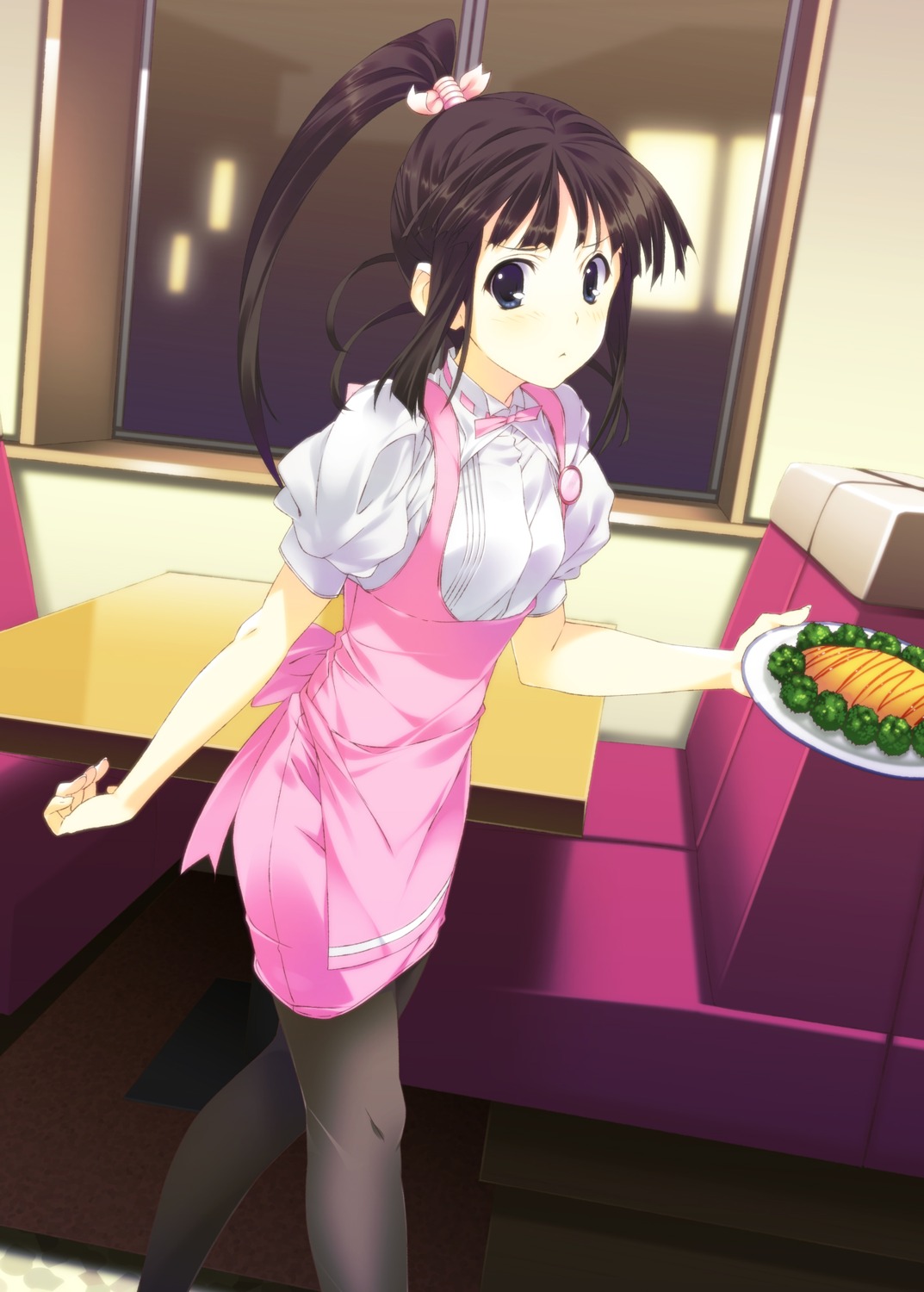 digital_version, jekyll_and_hyde, mizuki_makoto, pantyhose, sugiura_koharu, waitress, white_album, white_album_2
