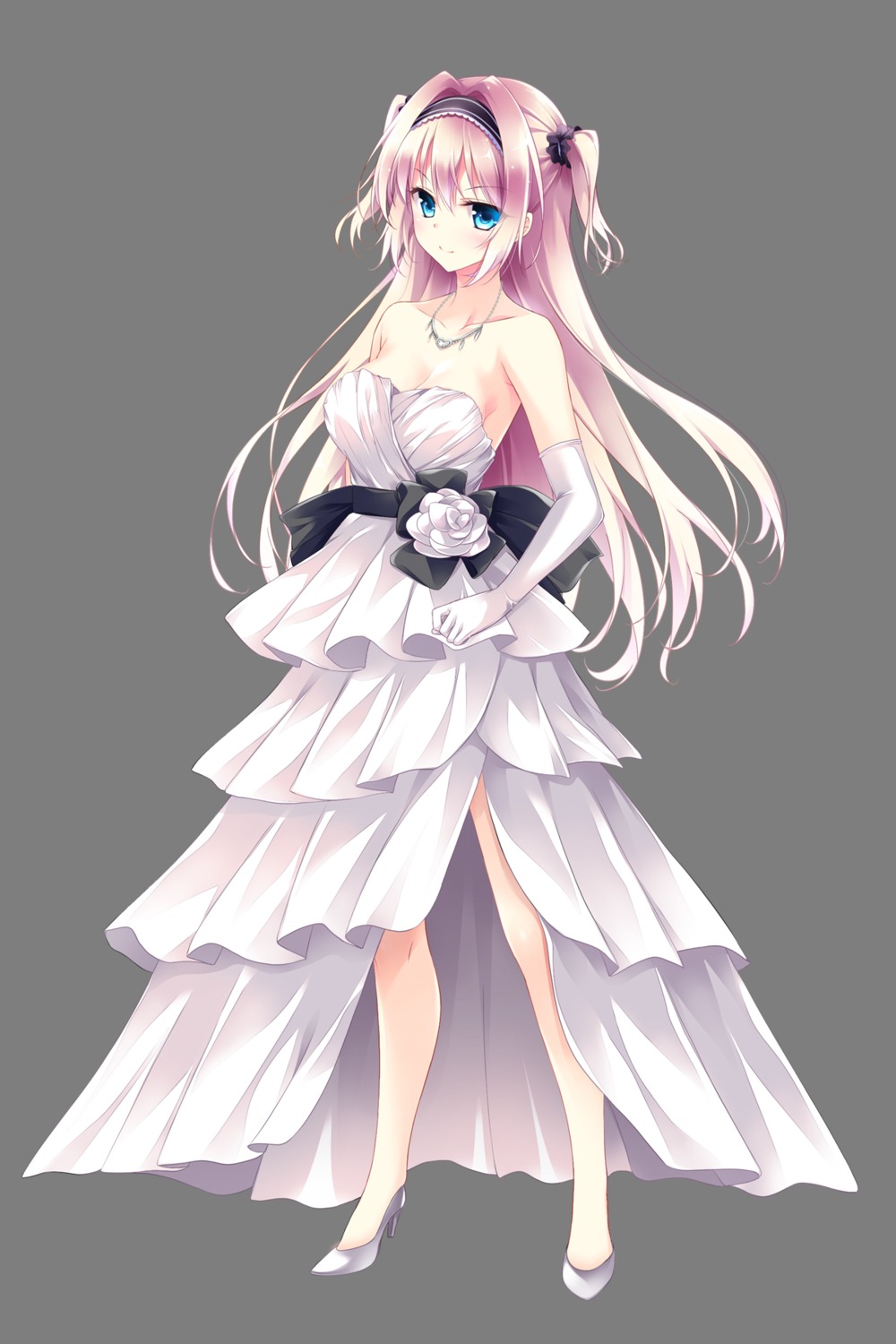 amaya_rei, cleavage, dress, ensemble_(company), golden_marriage, hayakawa_harui, heels, transparent_png