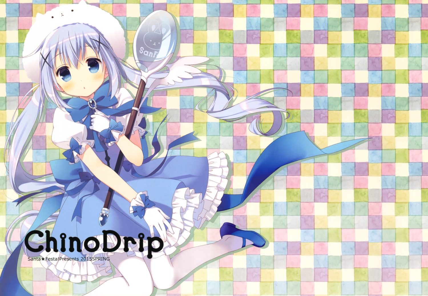 gochuumon_wa_usagi_desu_ka?, kafuu_chino, pantyhose, santa_festa, santa_matsuri, waitress