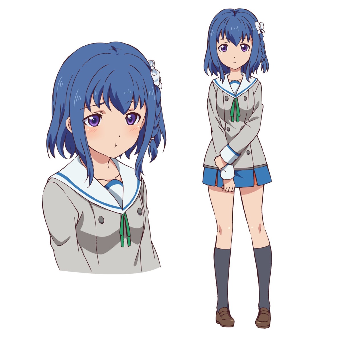 action_heroine_cheer_fruits, aoyama_yuuki, seifuku
