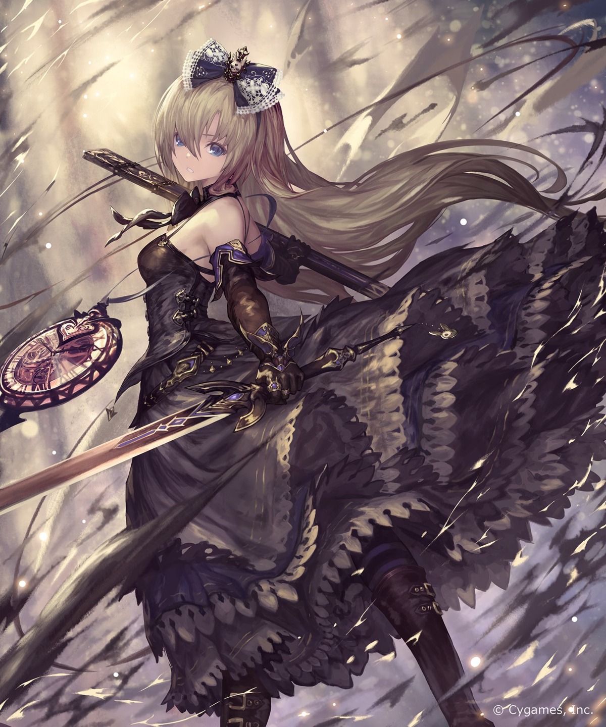 dress, sword, tachikawa_mushimaro