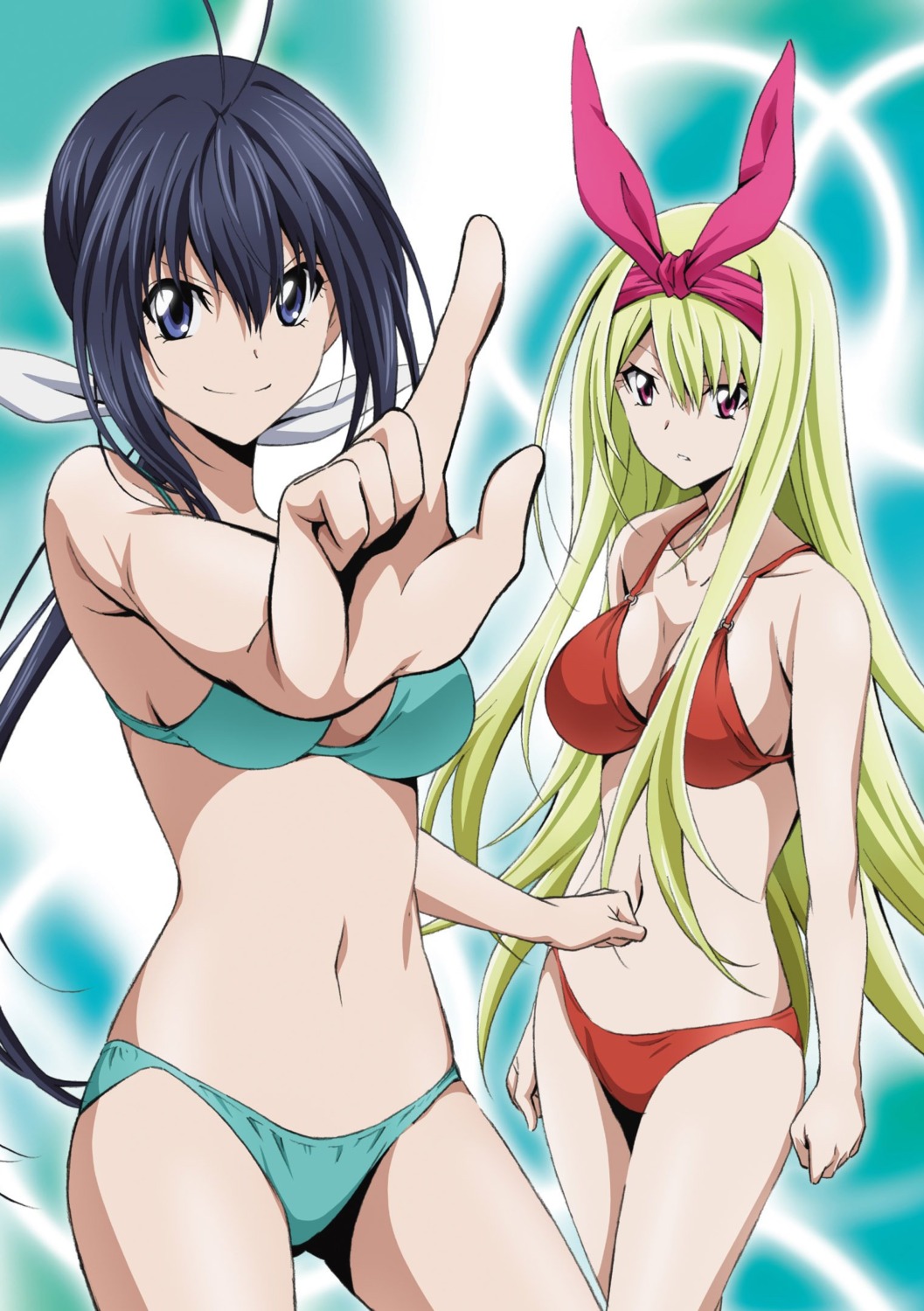 bikini, cleavage, kaminashi_nozomi, keijo!!!!!!!!, sakashiro_maya, swimsuits, tagme
