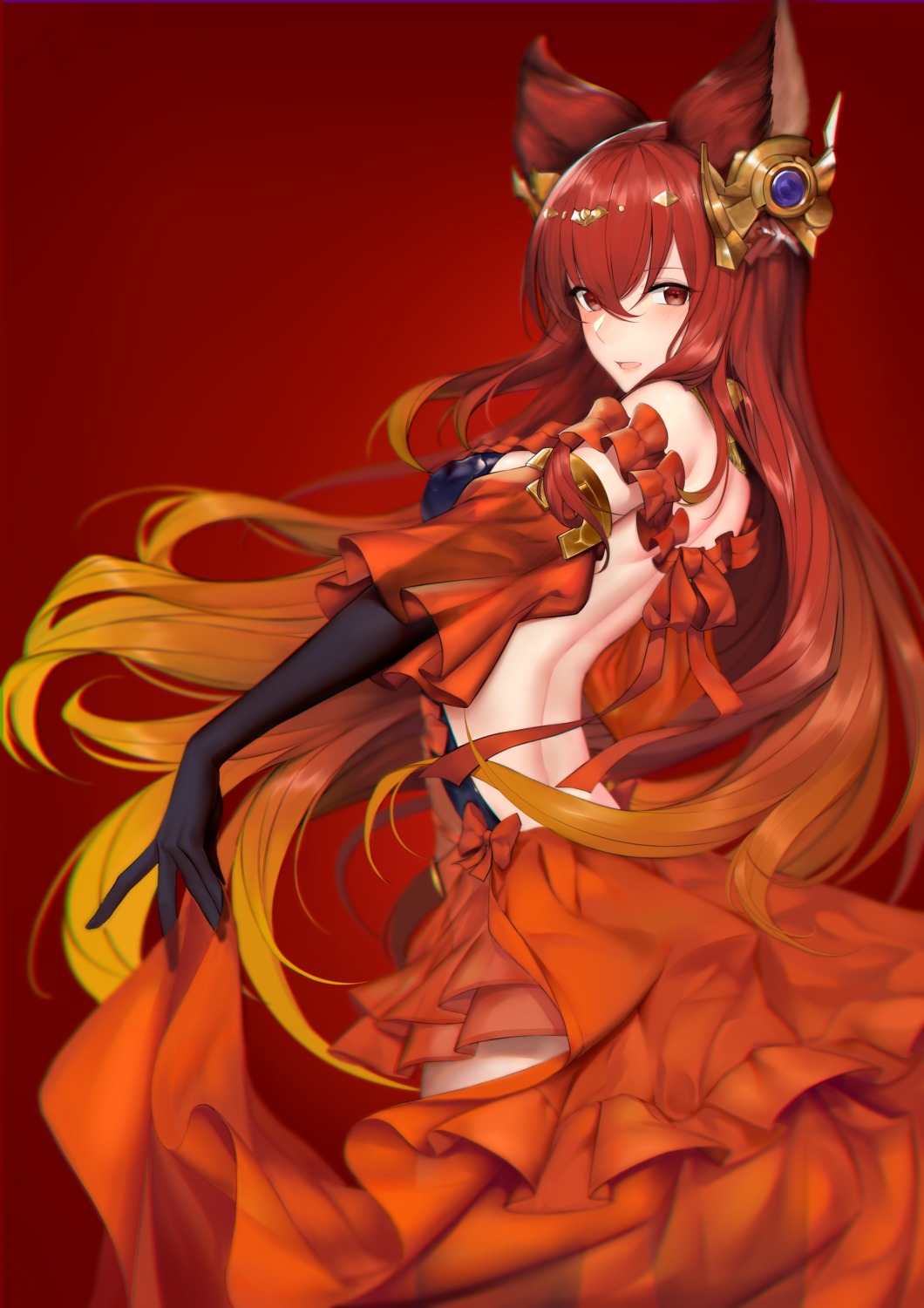 animal_ears, anthuria_(granblue_fantasy), granblue_fantasy, no_bra, yagitome87