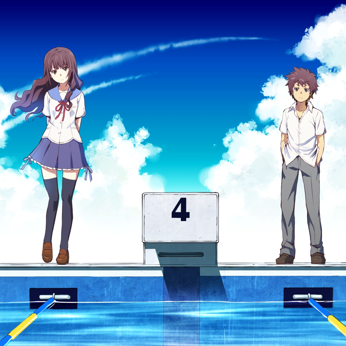 norimichi_shimada, oikawa_nazuna, seifuku, thighhighs, uchiage_hanabi_shita_kara_miru_ka?_yoko_kara_miru_ka?