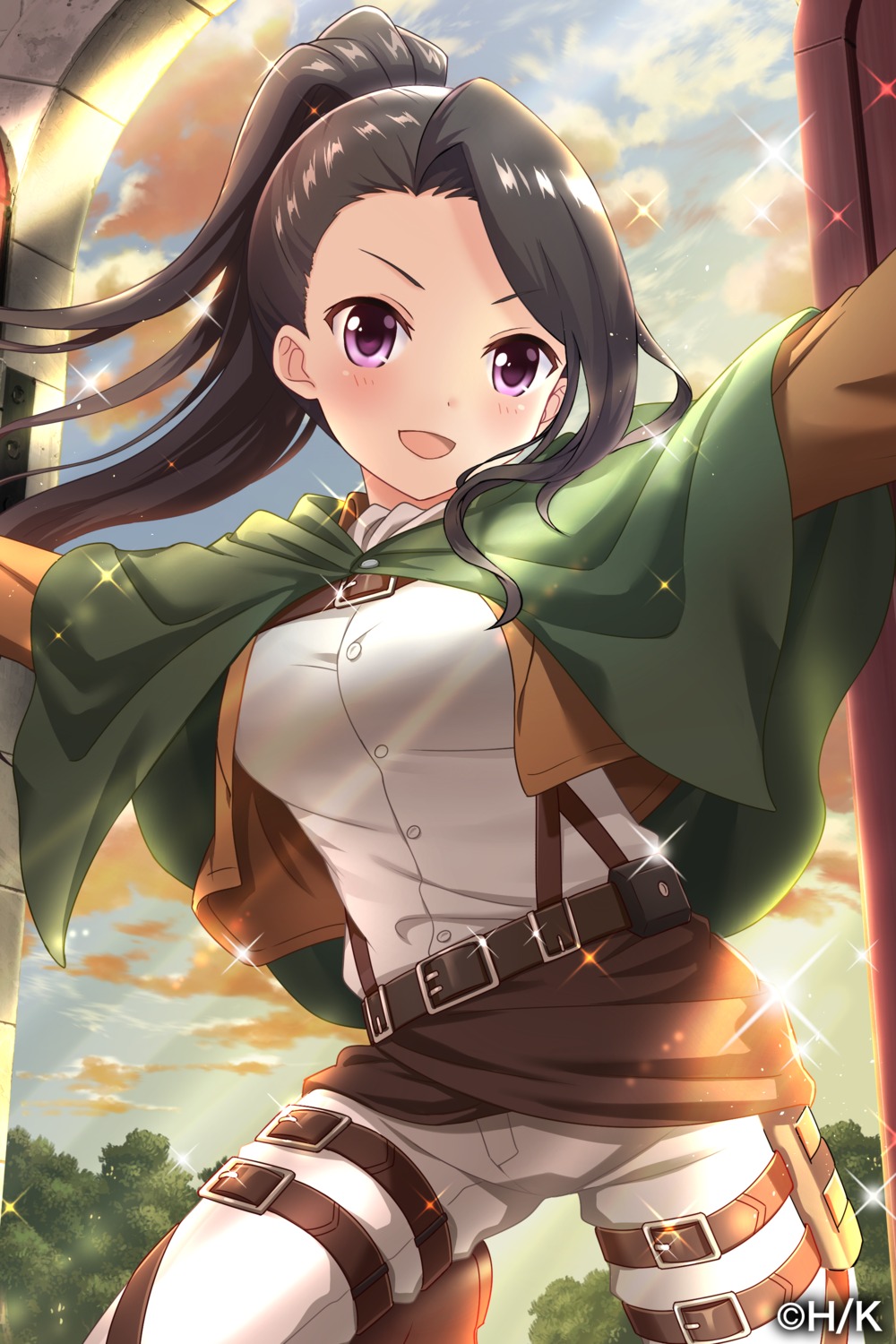 alternative_girls, cosplay, saionji_rei, shingeki_no_kyojin, tagme, uniform