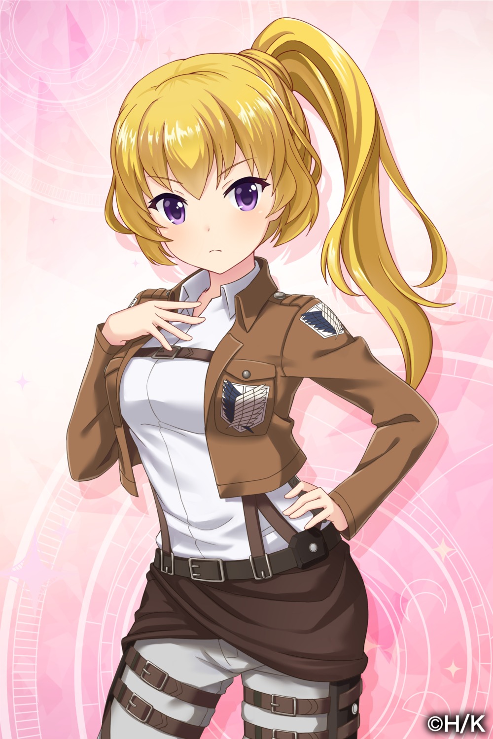 alternative_girls, cosplay, mizushima_airi, shingeki_no_kyojin, tagme, uniform