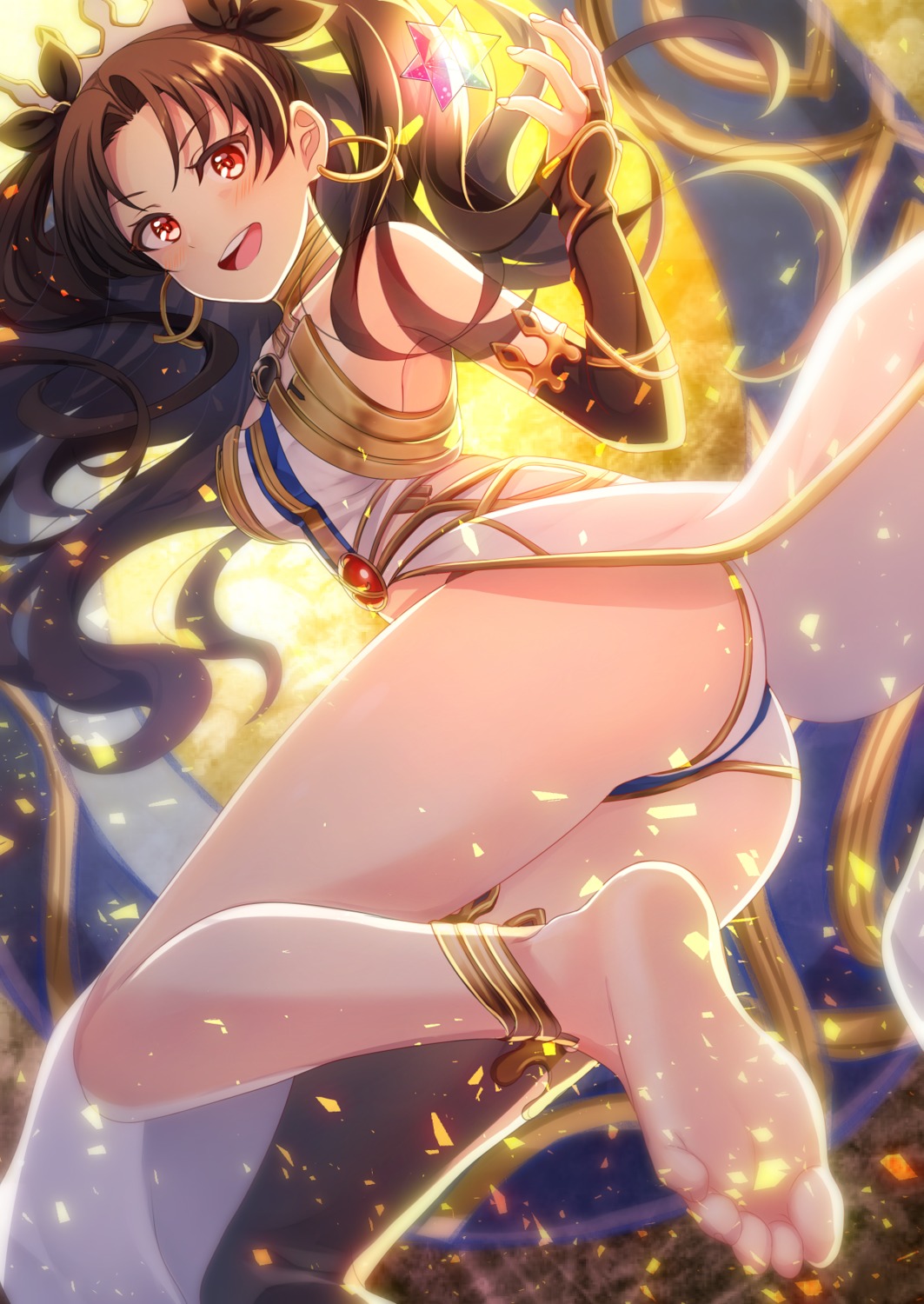 ass, fate/grand_order, feet, ishtar_(fate), kurono_kito, toosaka_rin