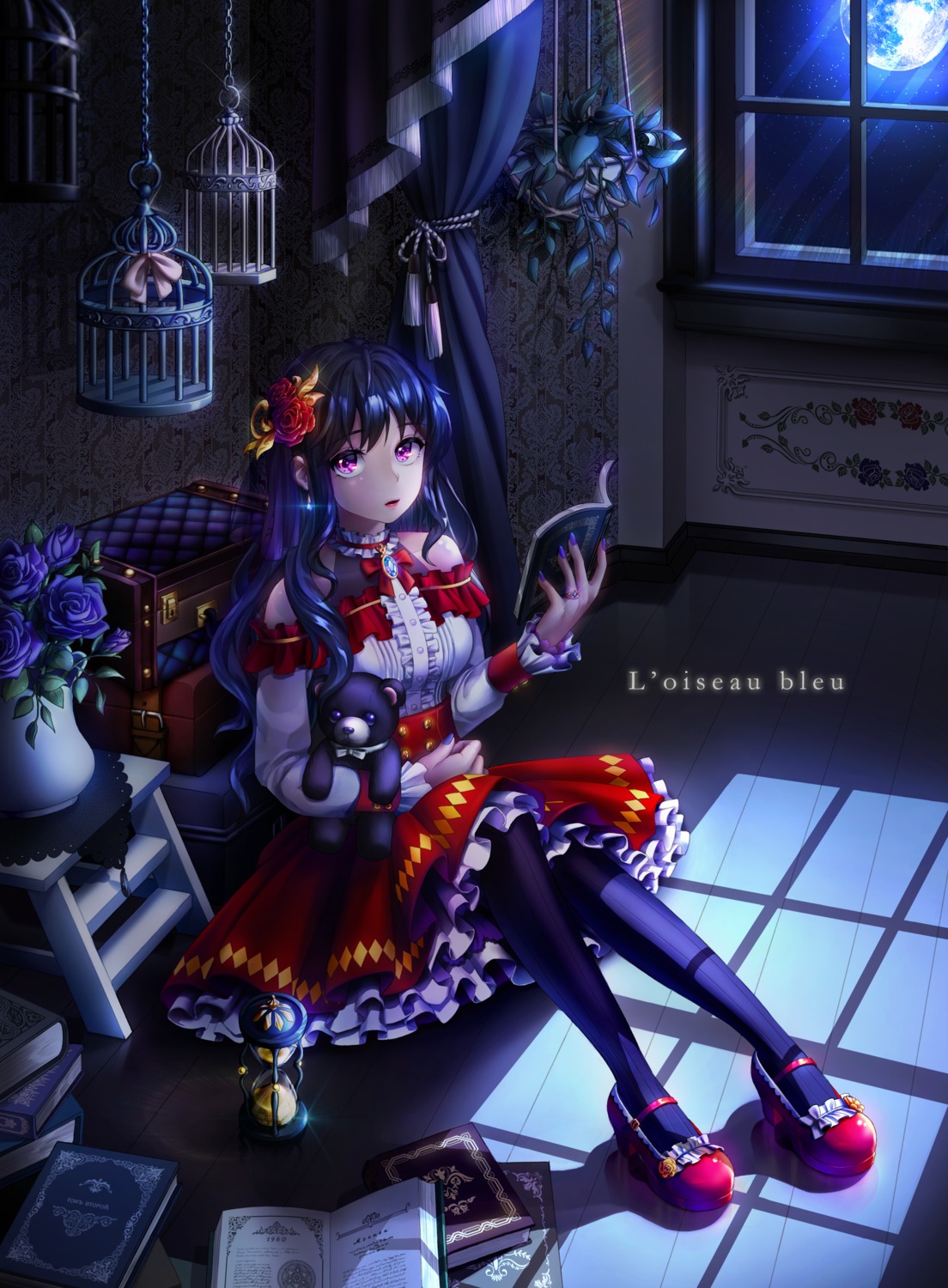 dress, heels, lolita_fashion, nyamunyamu, pantyhose