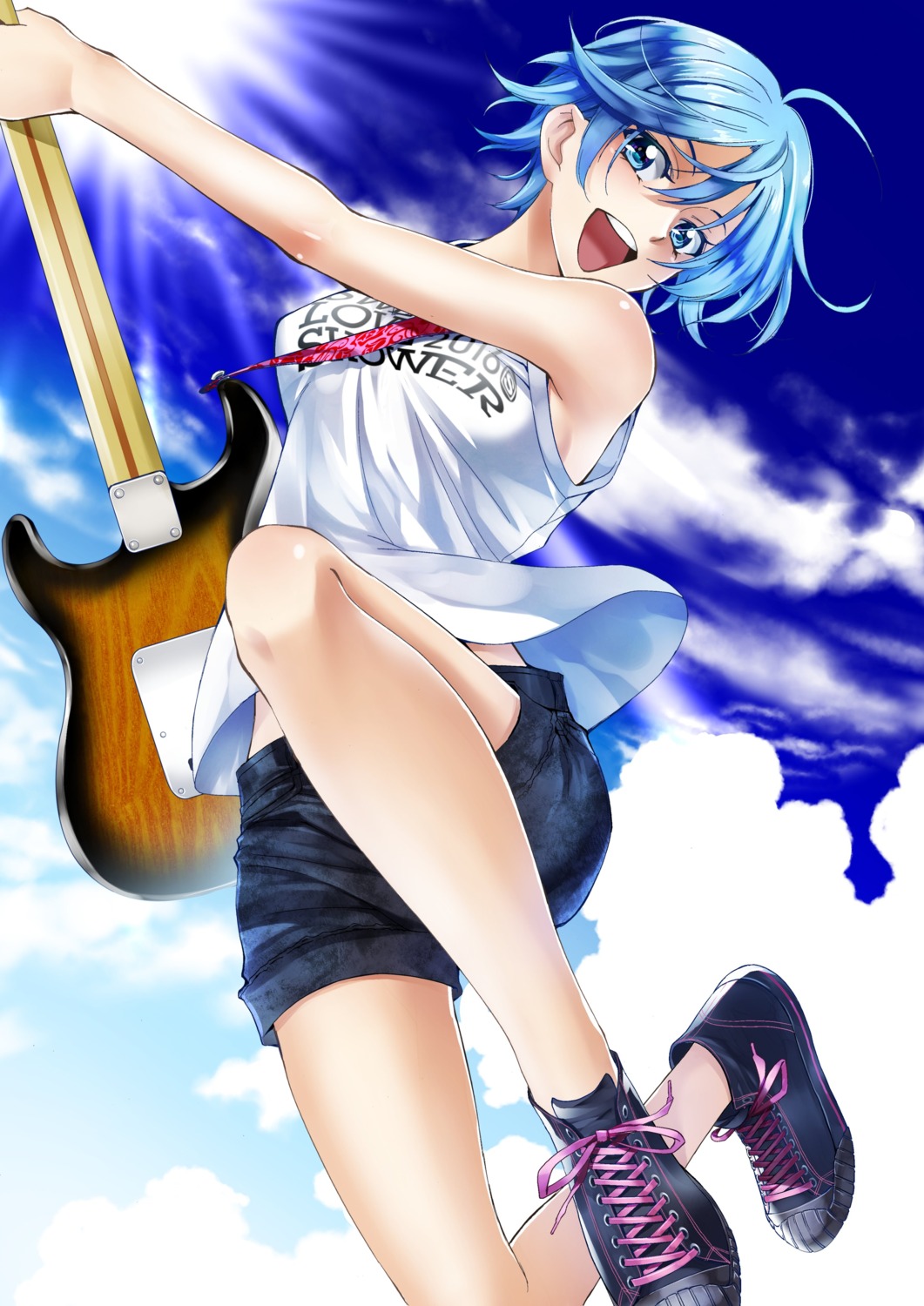 akitsuki_fuuka, fuuka, guitar, seo_kouji