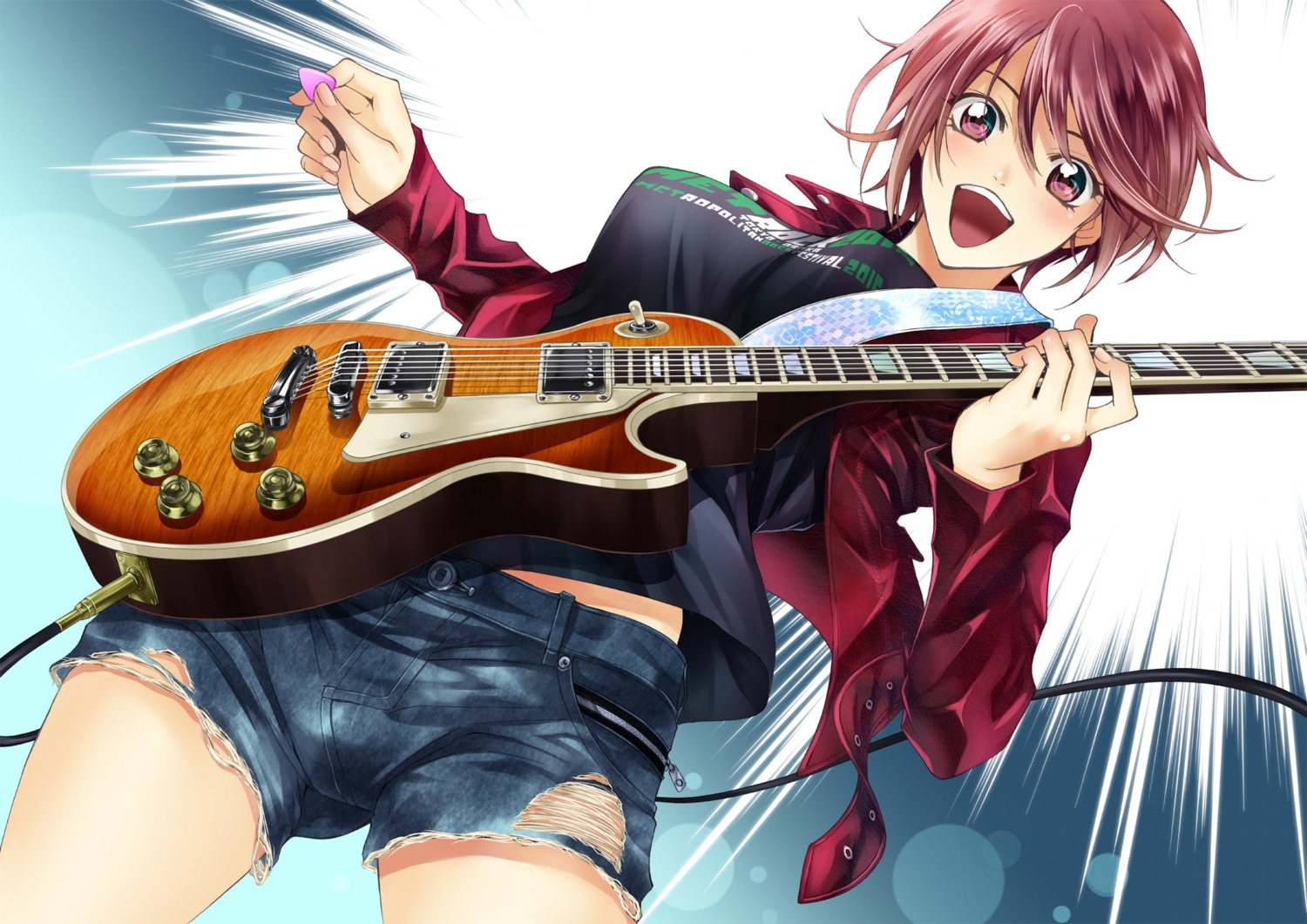 aoi_fuuka, fuuka, guitar, seo_kouji, torn_clothes