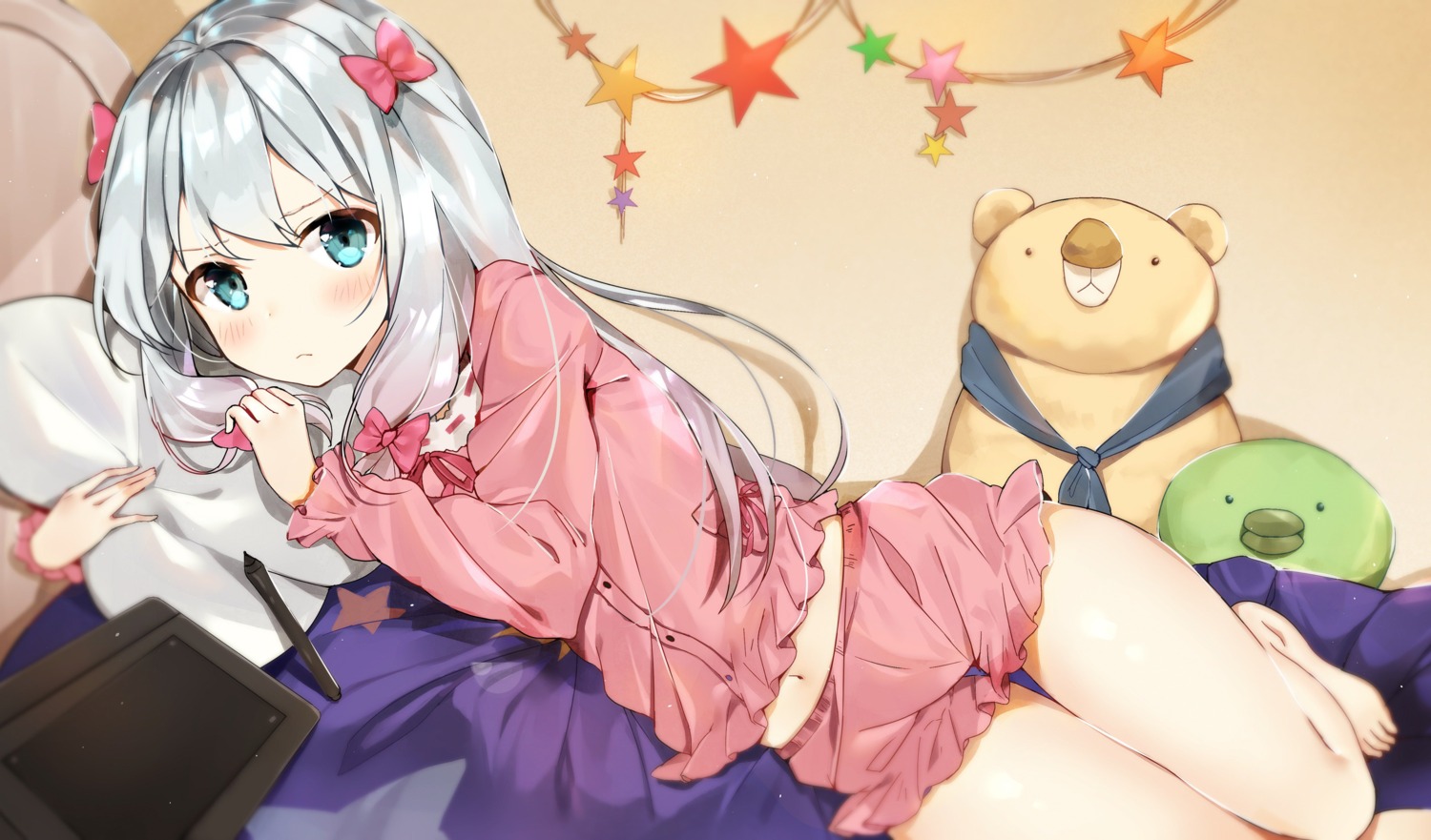 eromanga-sensei, izumi_sagiri, kurutsu, pajama