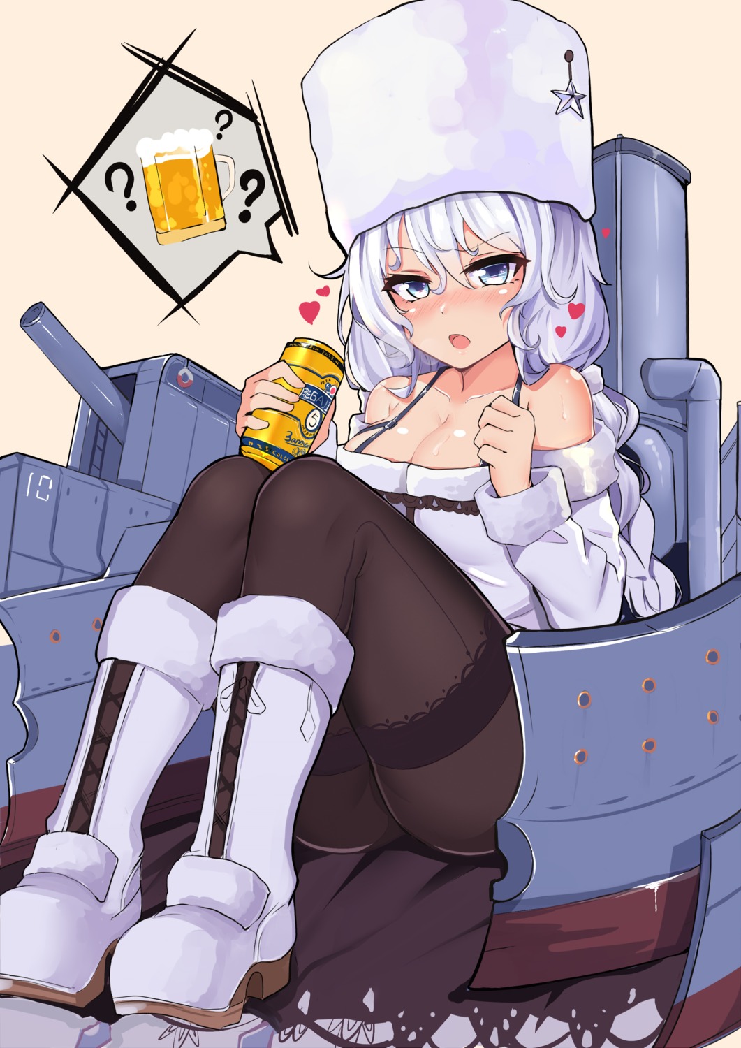 avrora_(azur_lane), azur_lane, cleavage, pantyhose, slm