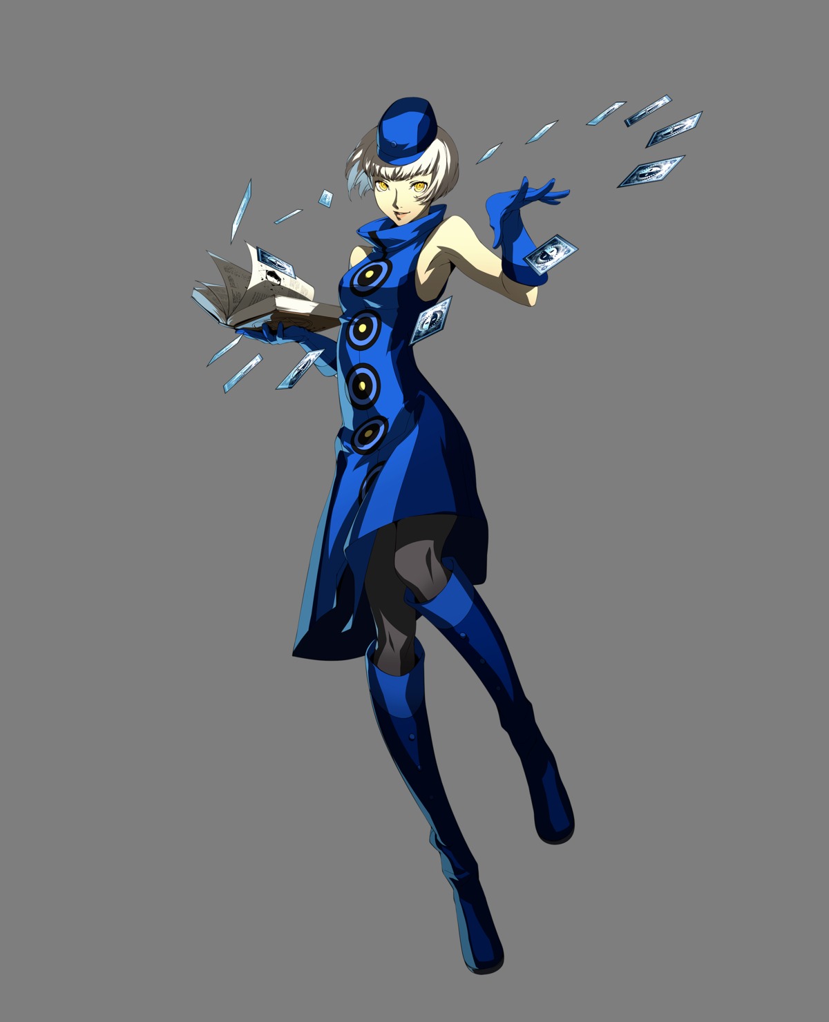 dress, elizabeth_(p3), megaten, pantyhose, persona, persona_3, persona_4:_the_ultimate_in_mayonaka_arena, soejima_shigenori, transparent_png