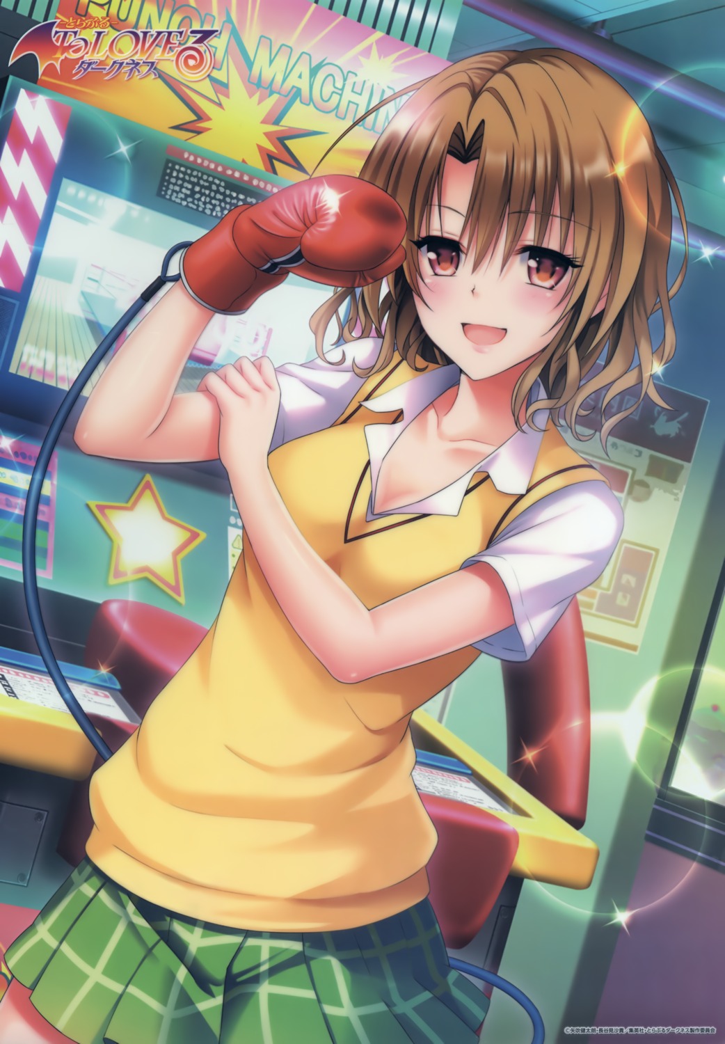 cleavage, momioka_risa, seifuku, to_love_ru, to_love_ru_darkness, yabuki_kentarou