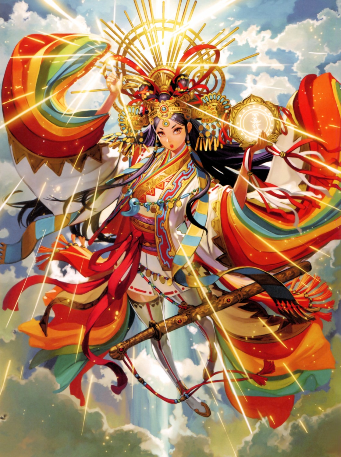 sword, thighhighs, yamamoto_takato