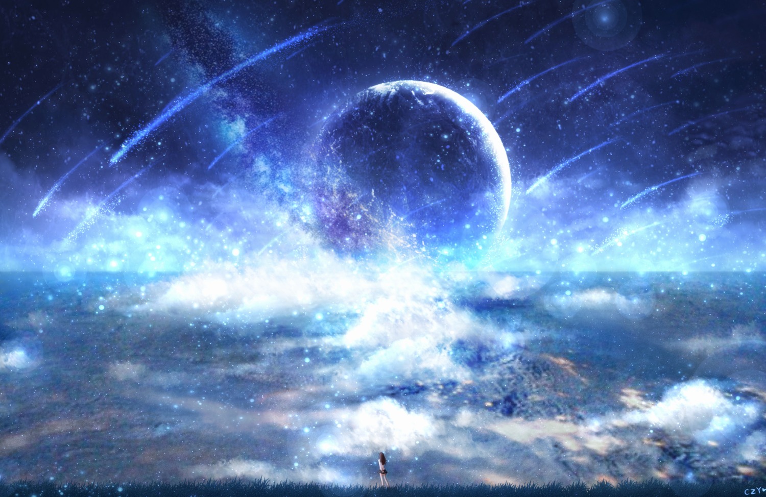 czy_(2894456992), landscape, seifuku, thighhighs