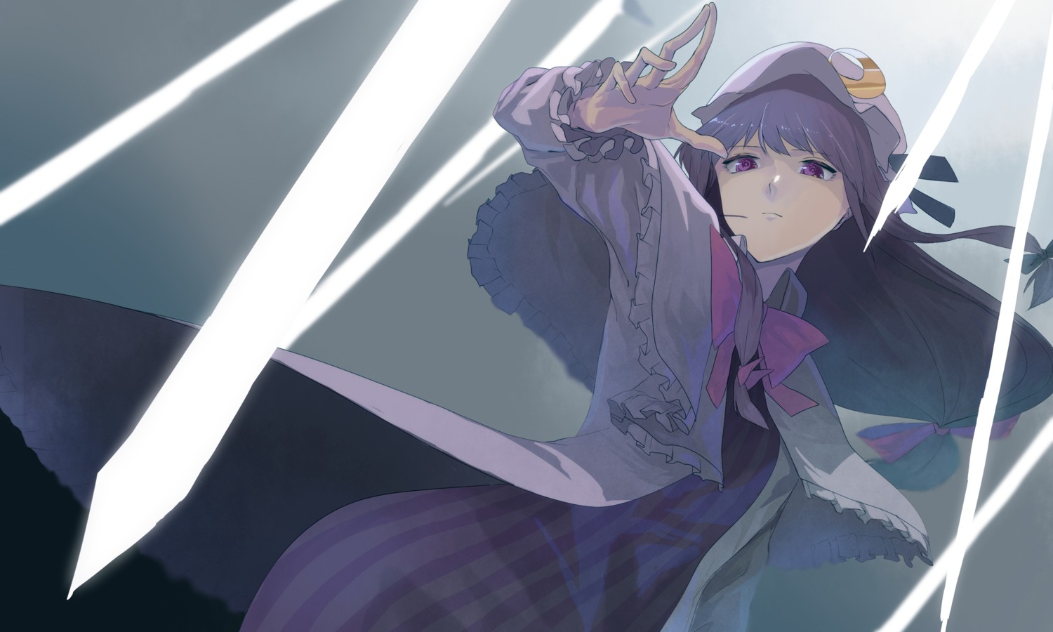 aki_mikan, dress, patchouli_knowledge, touhou