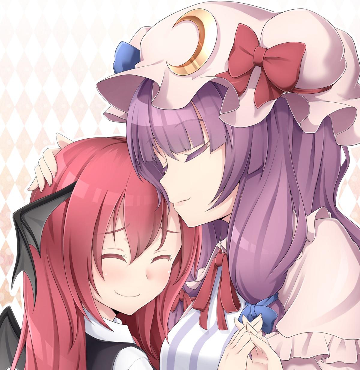 koakuma, nogisaka_kushio, patchouli_knowledge, touhou, wings