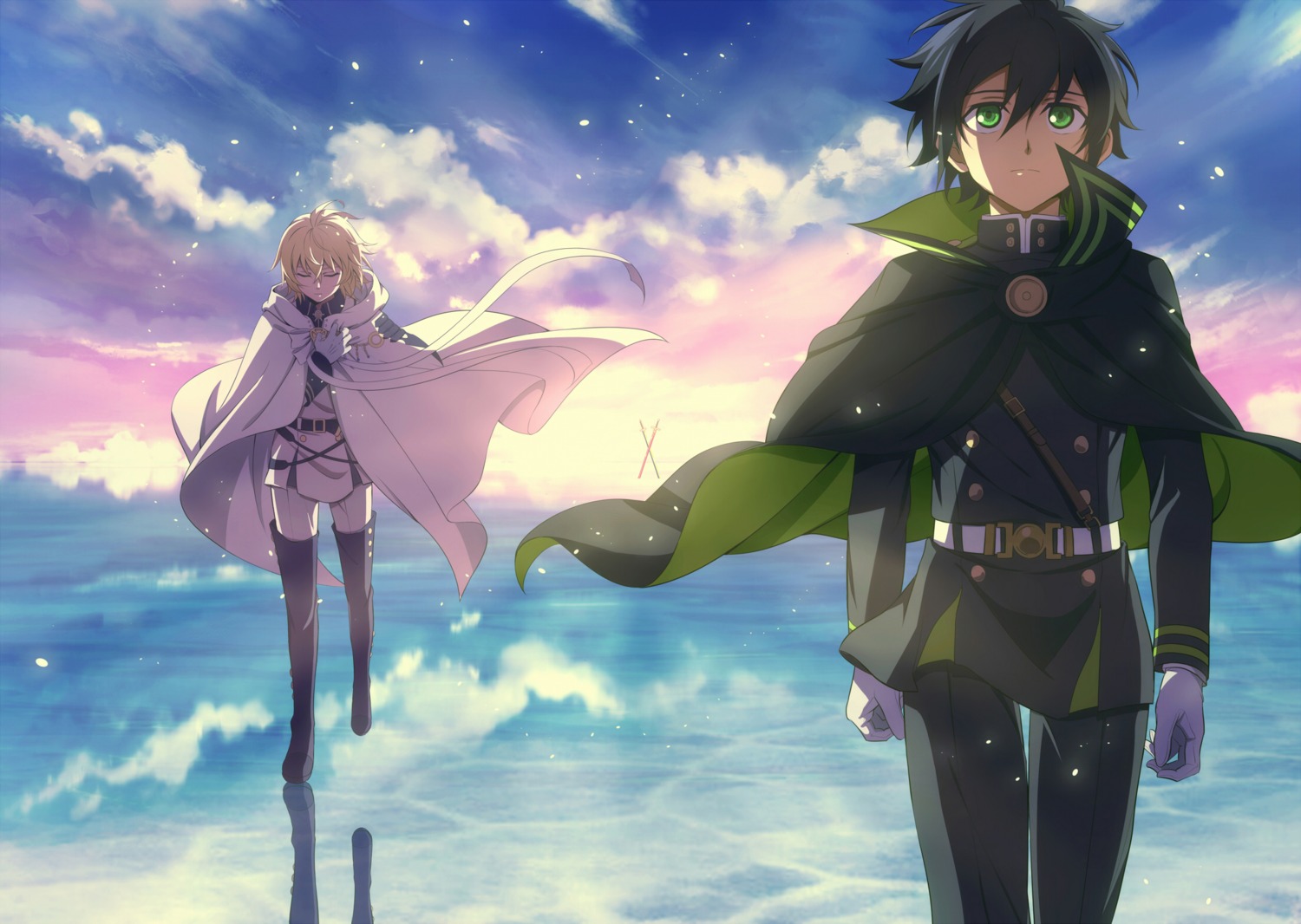 fcc, hyakuya_mikaela, hyakuya_yuuichirou, male, owari_no_seraph, uniform