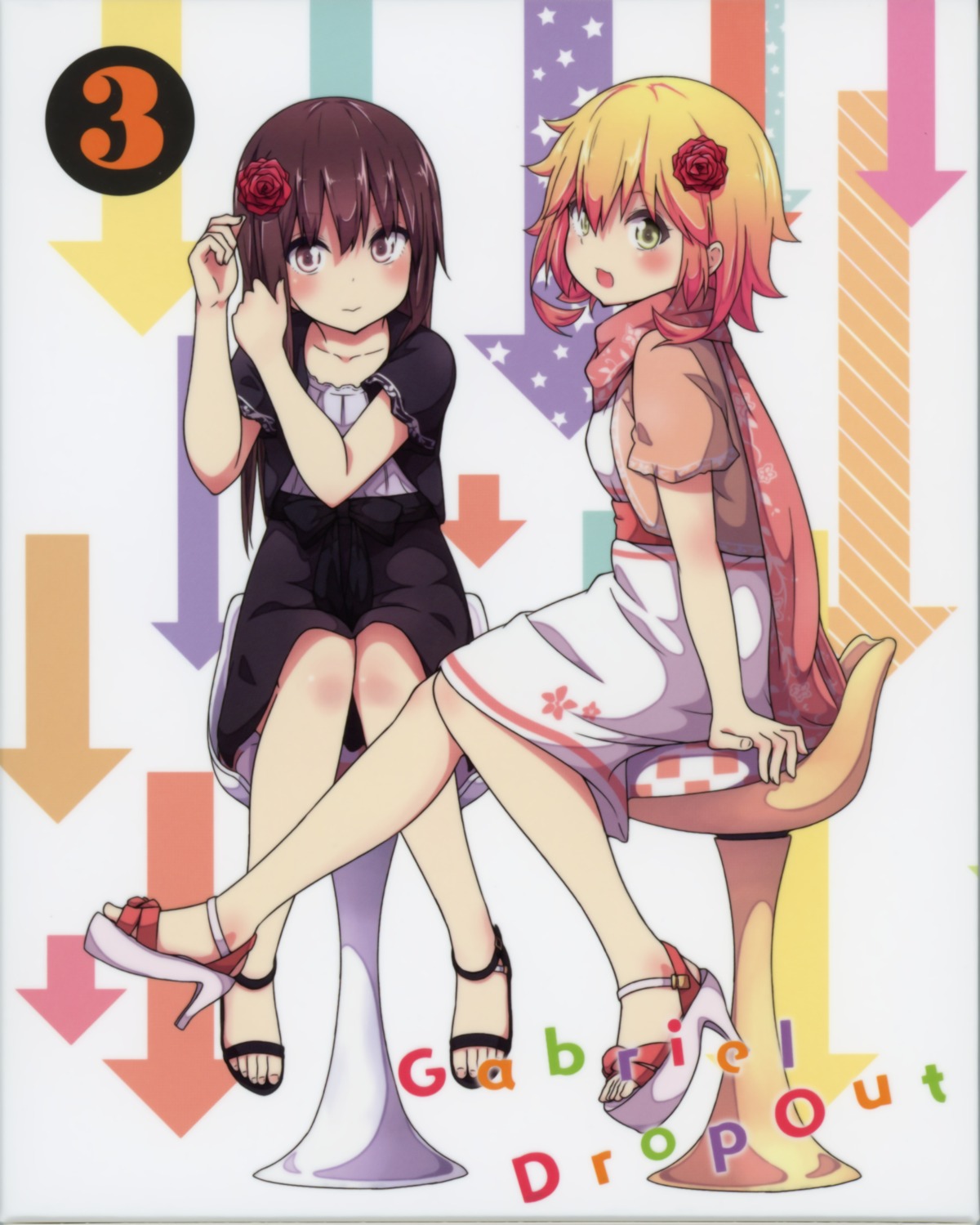 chisaki_tapris_sugarbell, dress, gabriel_dropout, heels, machiko_(gabriel_dropout)