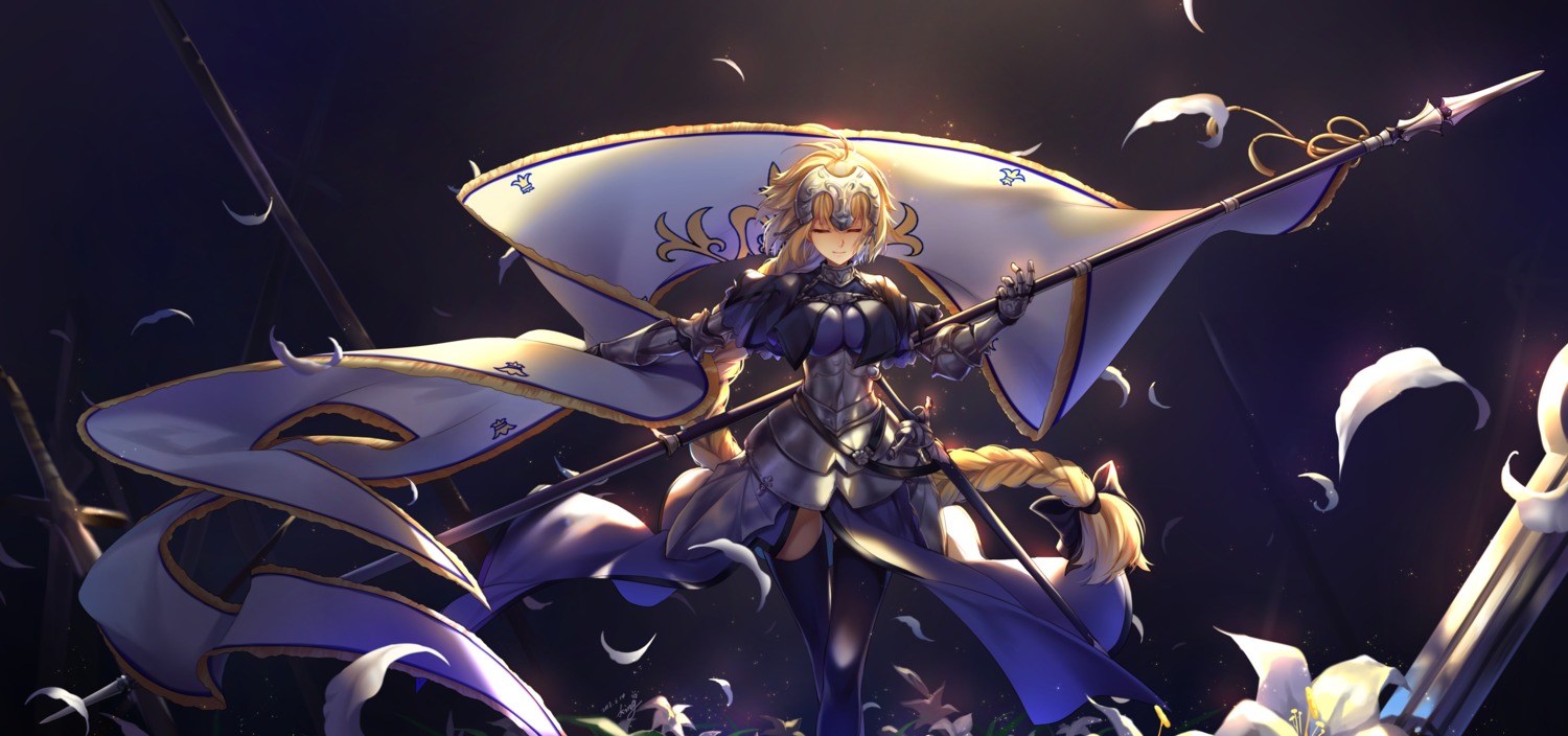 armor, fate/apocrypha, fate/grand_order, fate/stay_night, jeanne_d'arc, jeanne_d'arc_(fate), kingchenxi, sword
