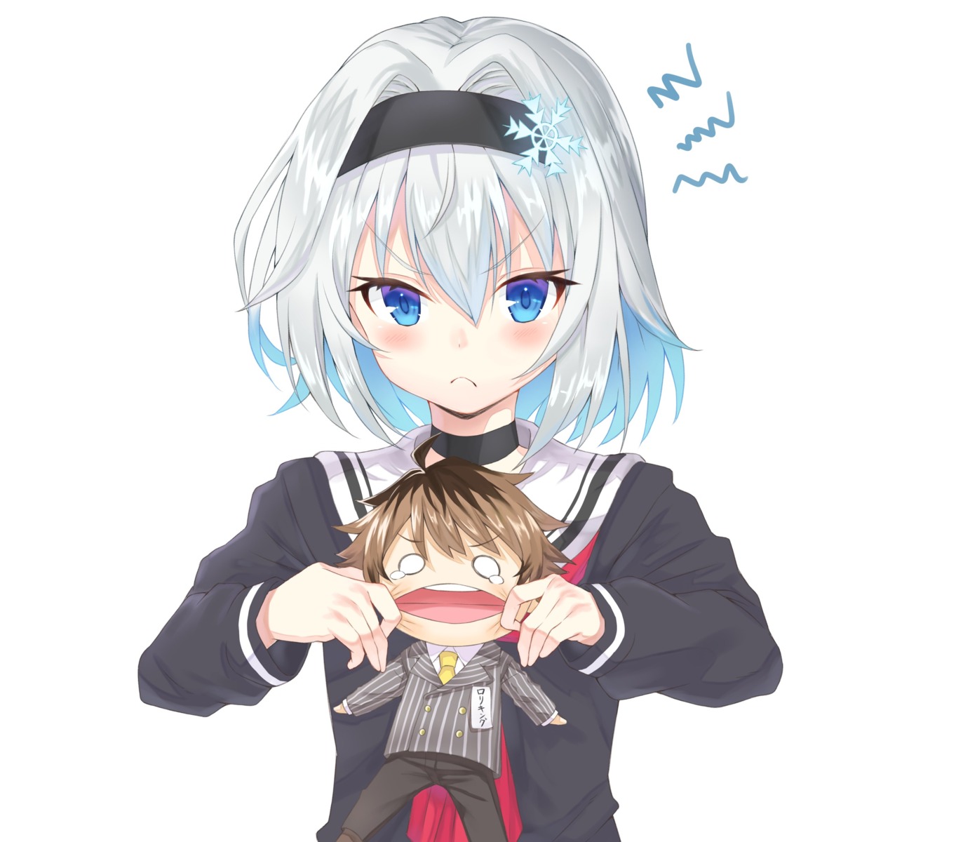 chibi, joker_(tomakin524), kuzuryuu_yaichi, ryuuou_no_oshigoto!, seifuku, sora_ginko