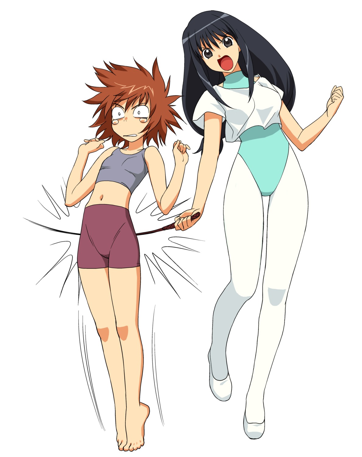 a1, initial-g, kaleido_star, leotard, may_wong, pantyhose, rosetta_passel