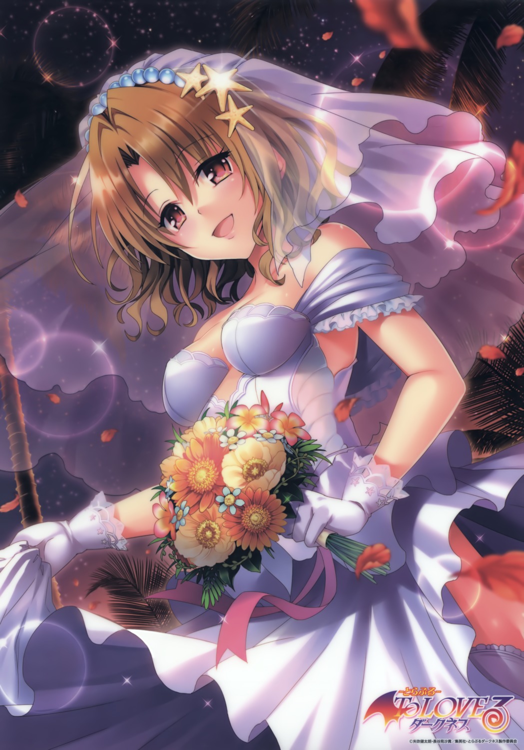 dress, momioka_risa, see_through, skirt_lift, to_love_ru, to_love_ru_darkness, wedding_dress, yabuki_kentarou